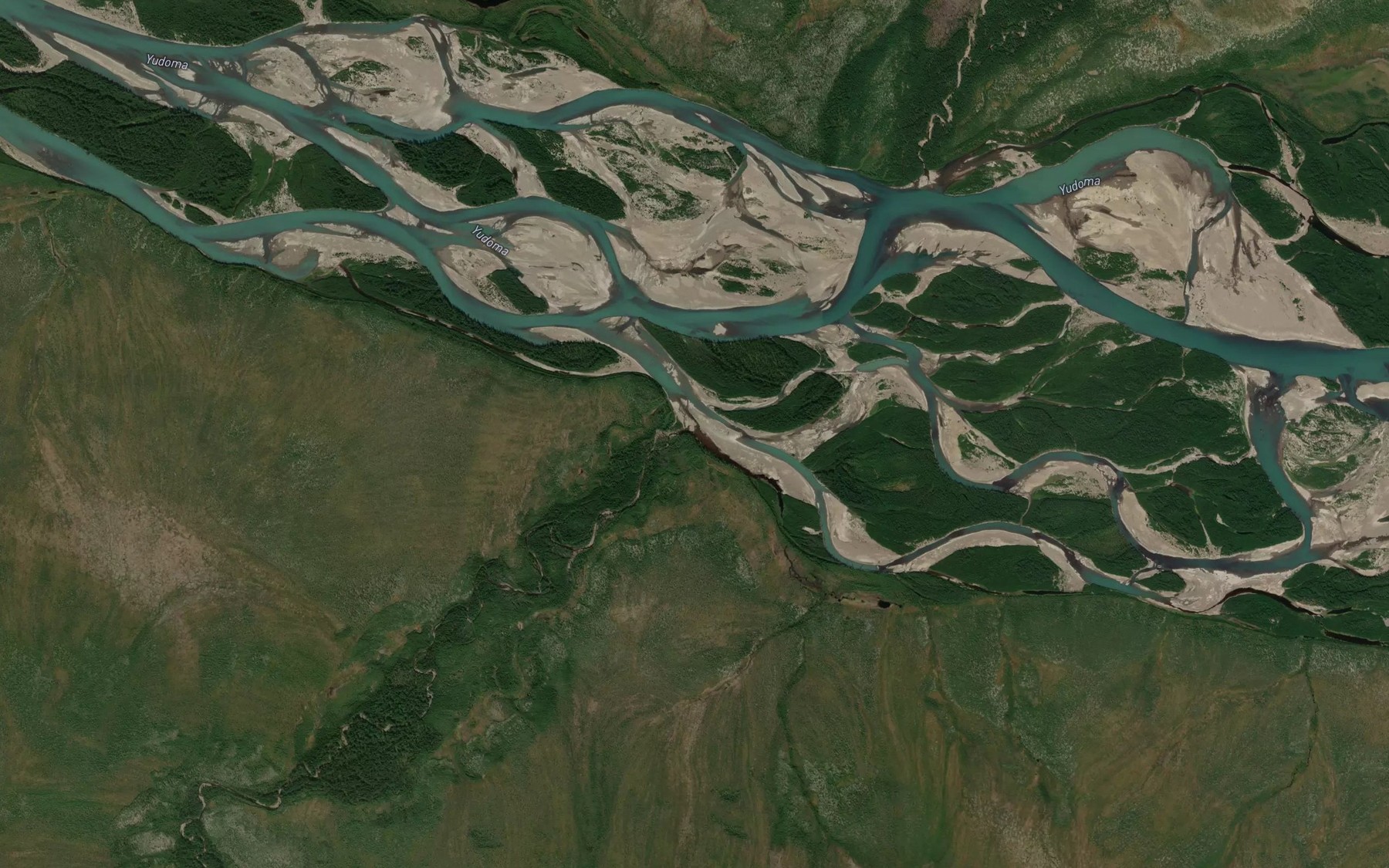 Satellite map of the Bulat