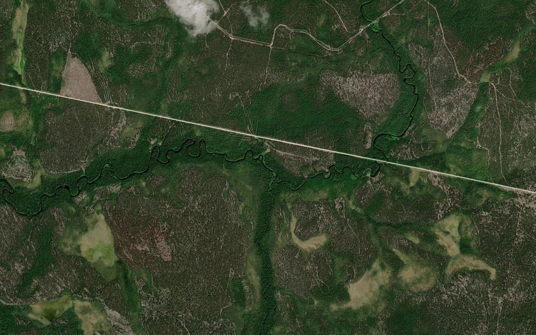 Satellite map of the Chuklya