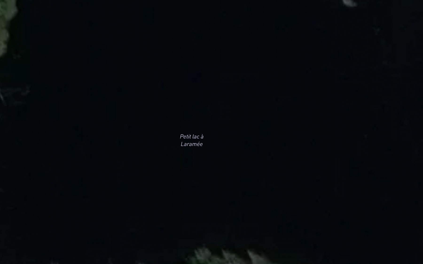 Satellite map of the Petit lac a Laramee