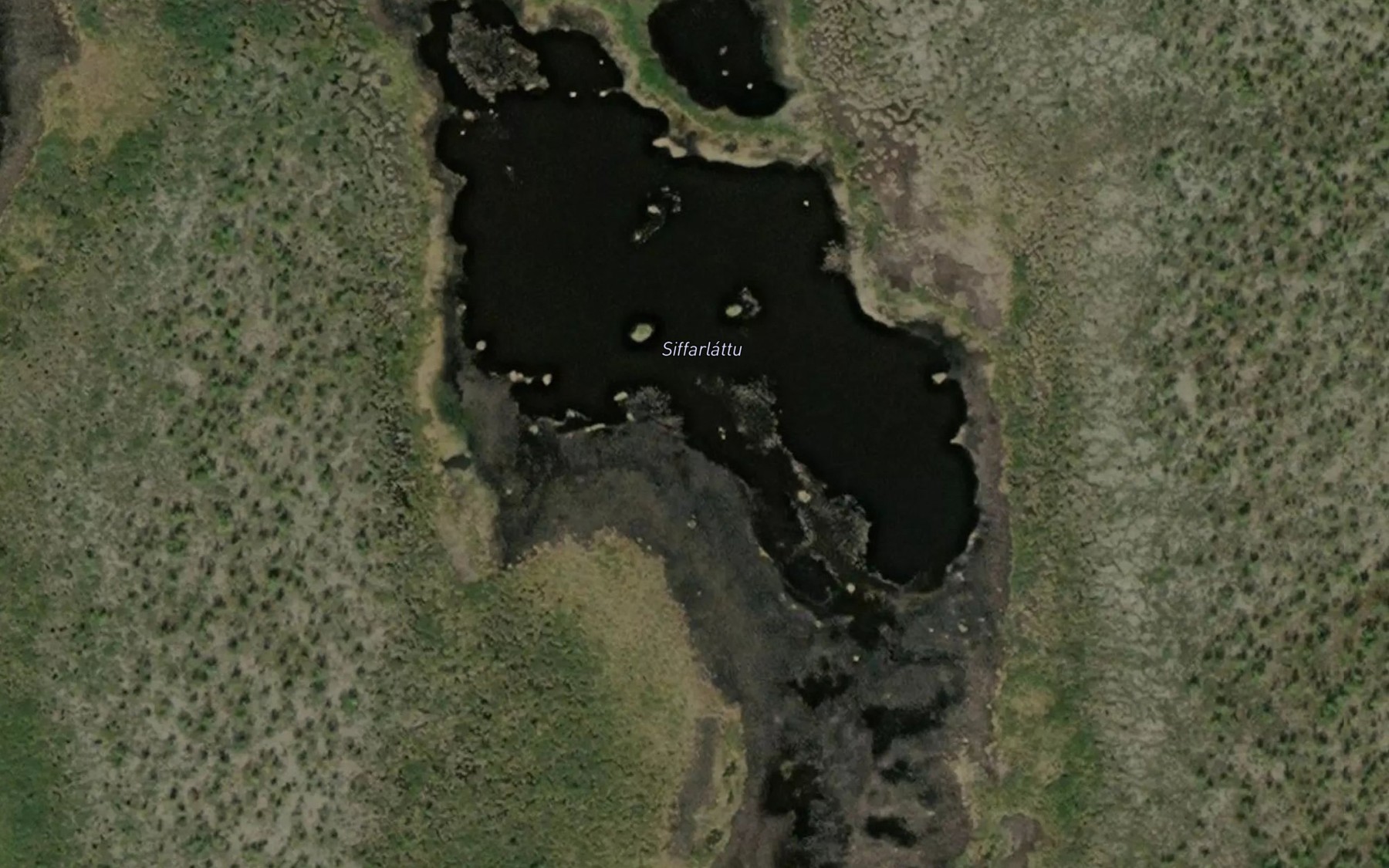 Satellite map of the Siffarlattu