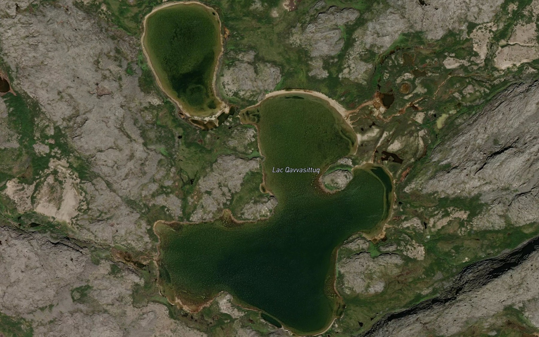 Satellite map of the Lac Qavvasittuq