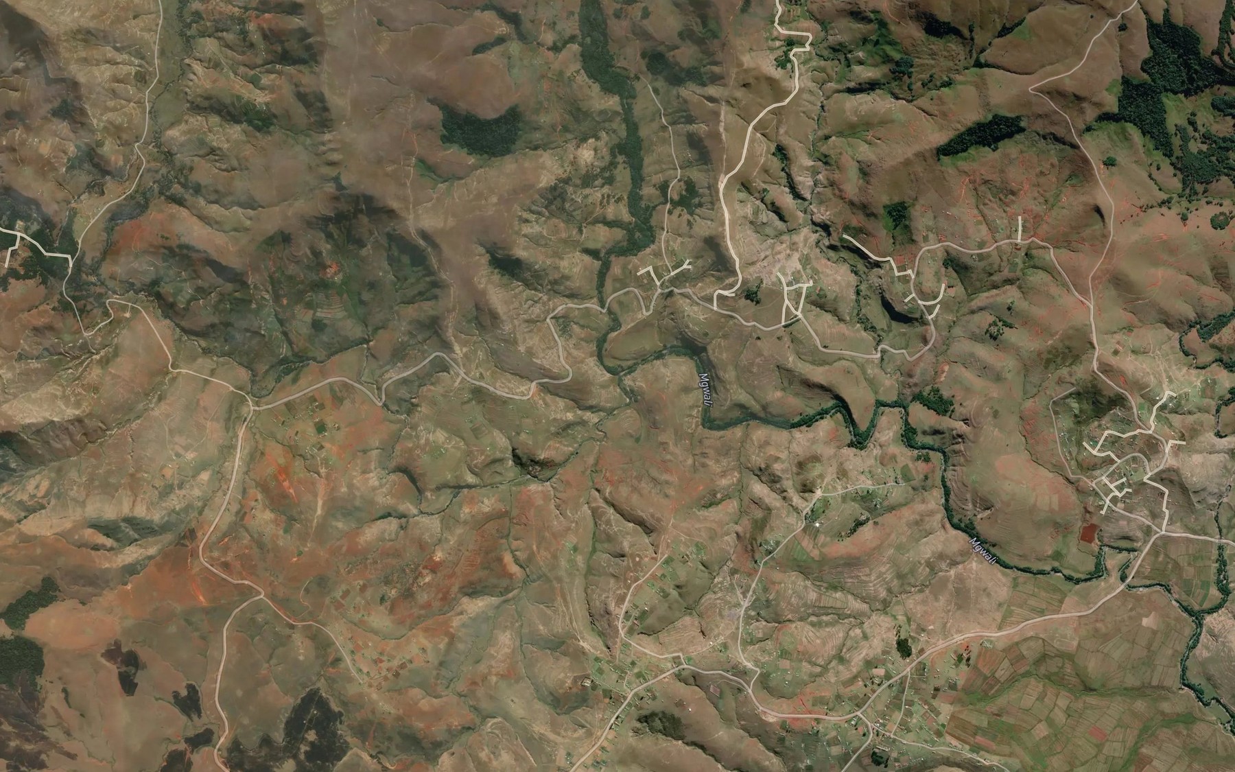 Satellite map of the Nkwenkwezi