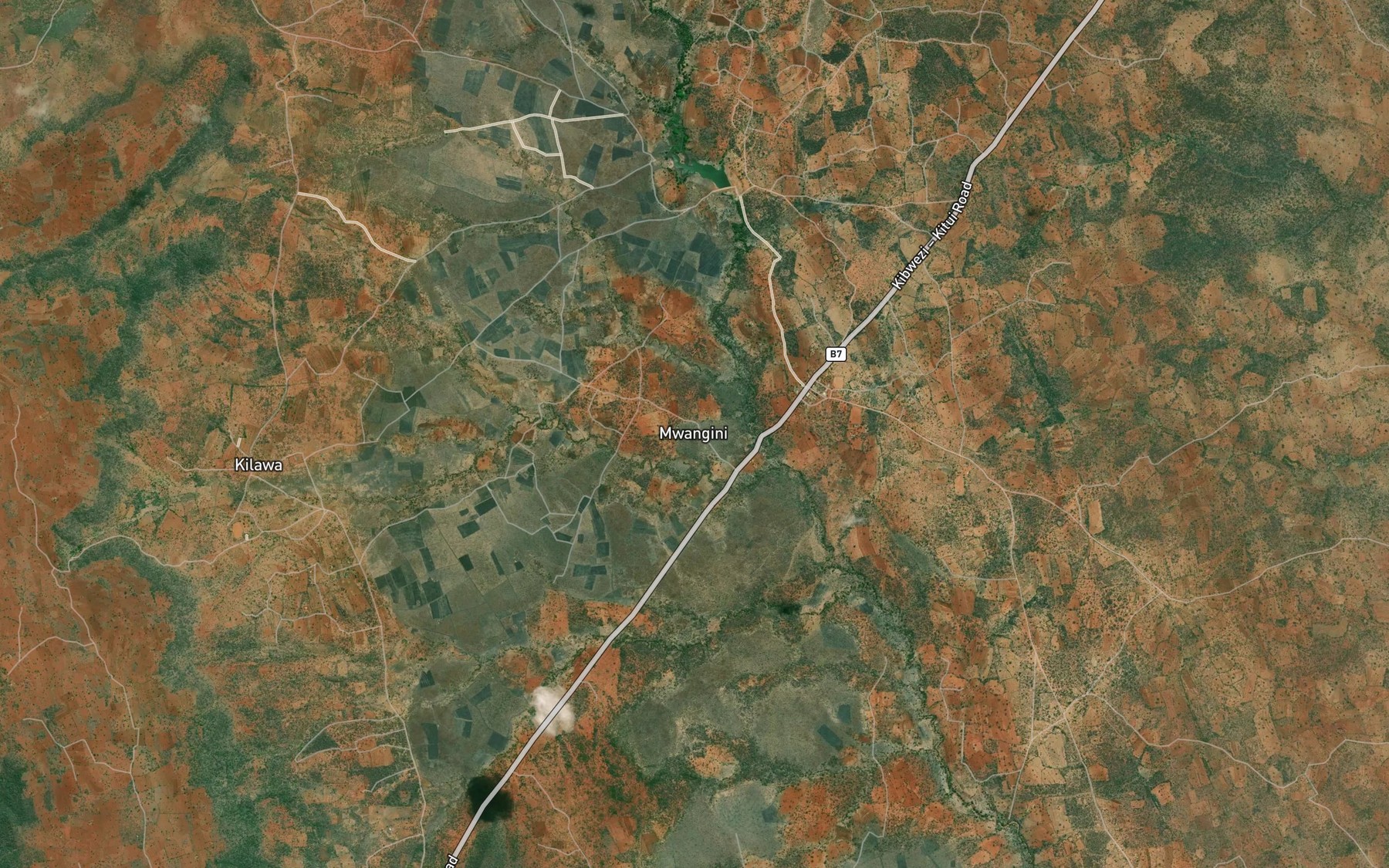 Satellite map of the Kalalali