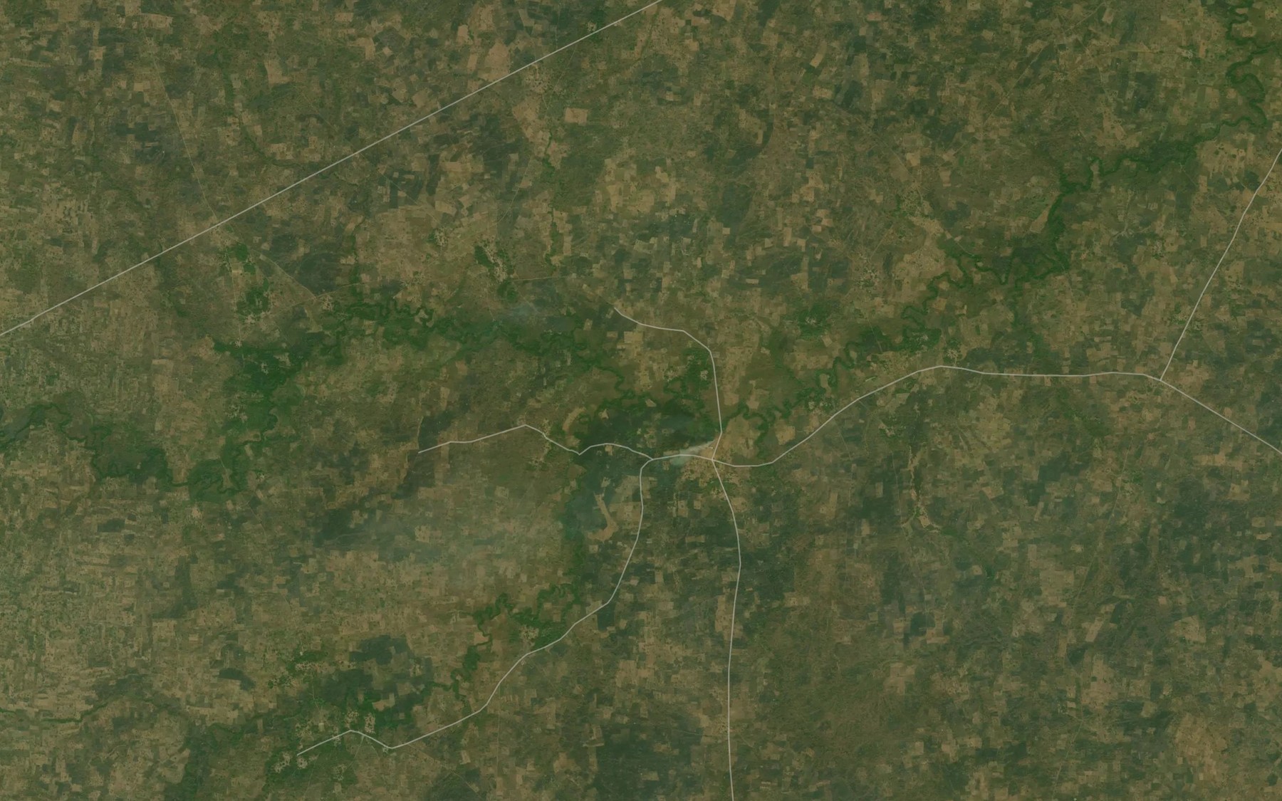Satellite map of the River Akpuu
