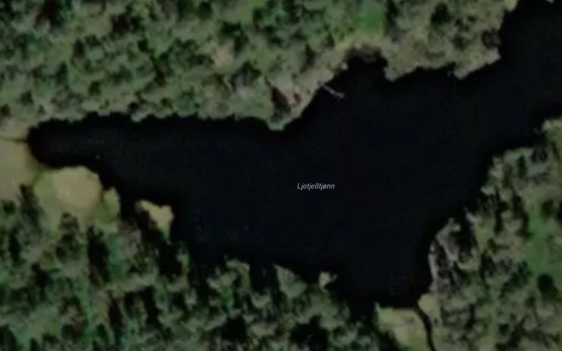 Satellite map of the Ljotjelltjonn