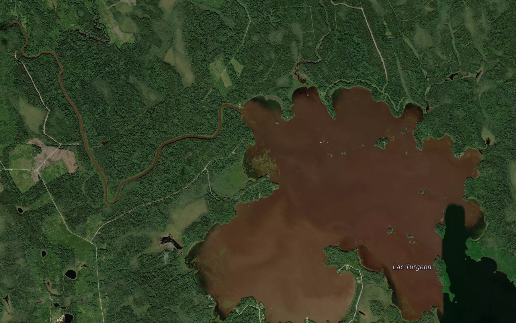 Satellite map of the Baie Kinojeaminikami