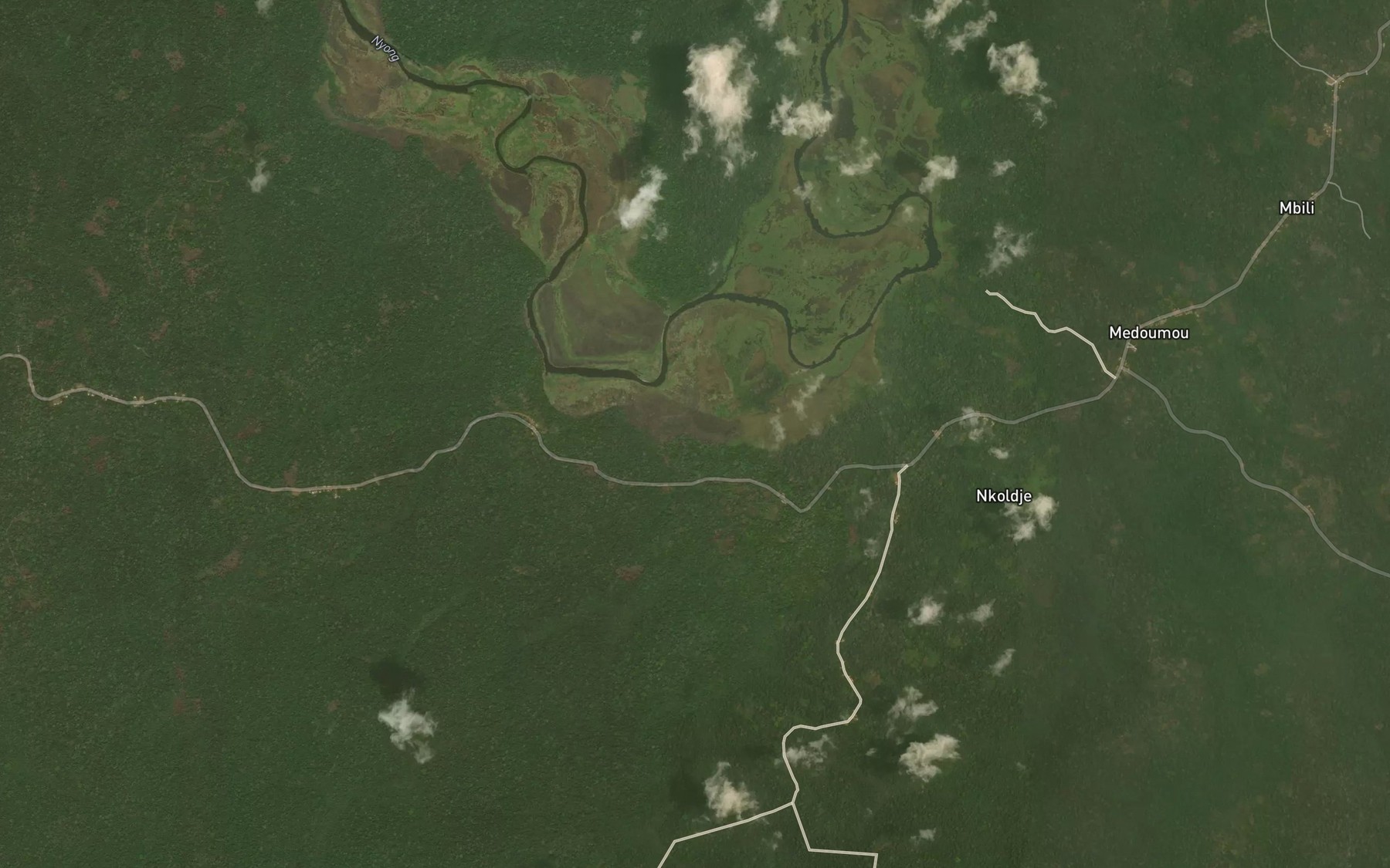 Satellite map of the Monminlo