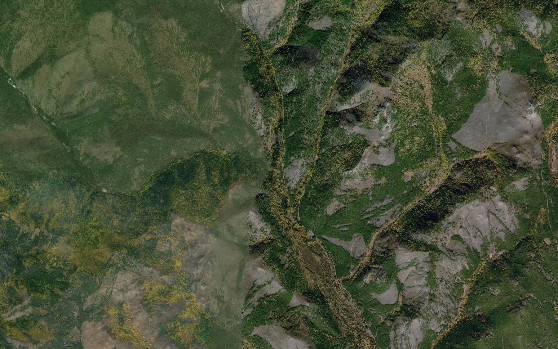 Satellite map of the Khangituy
