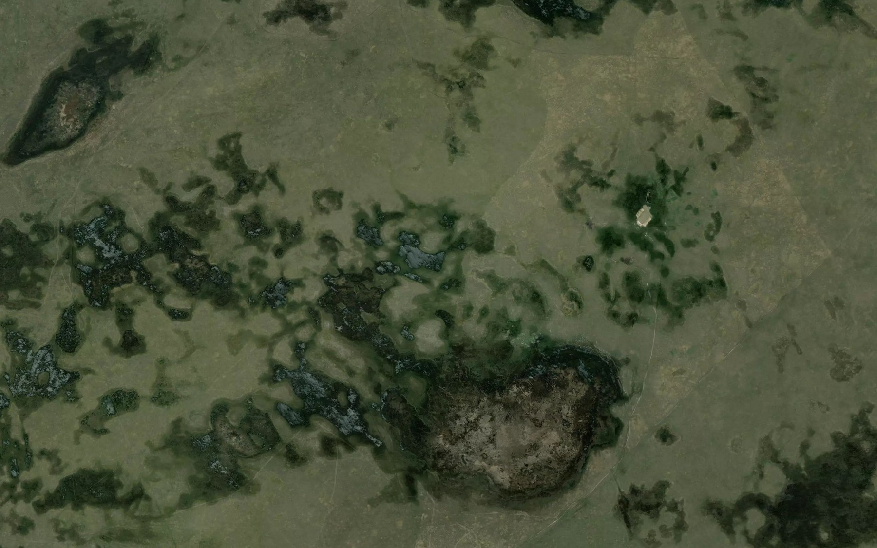 Satellite map of the Ozero Zhadgyr'
