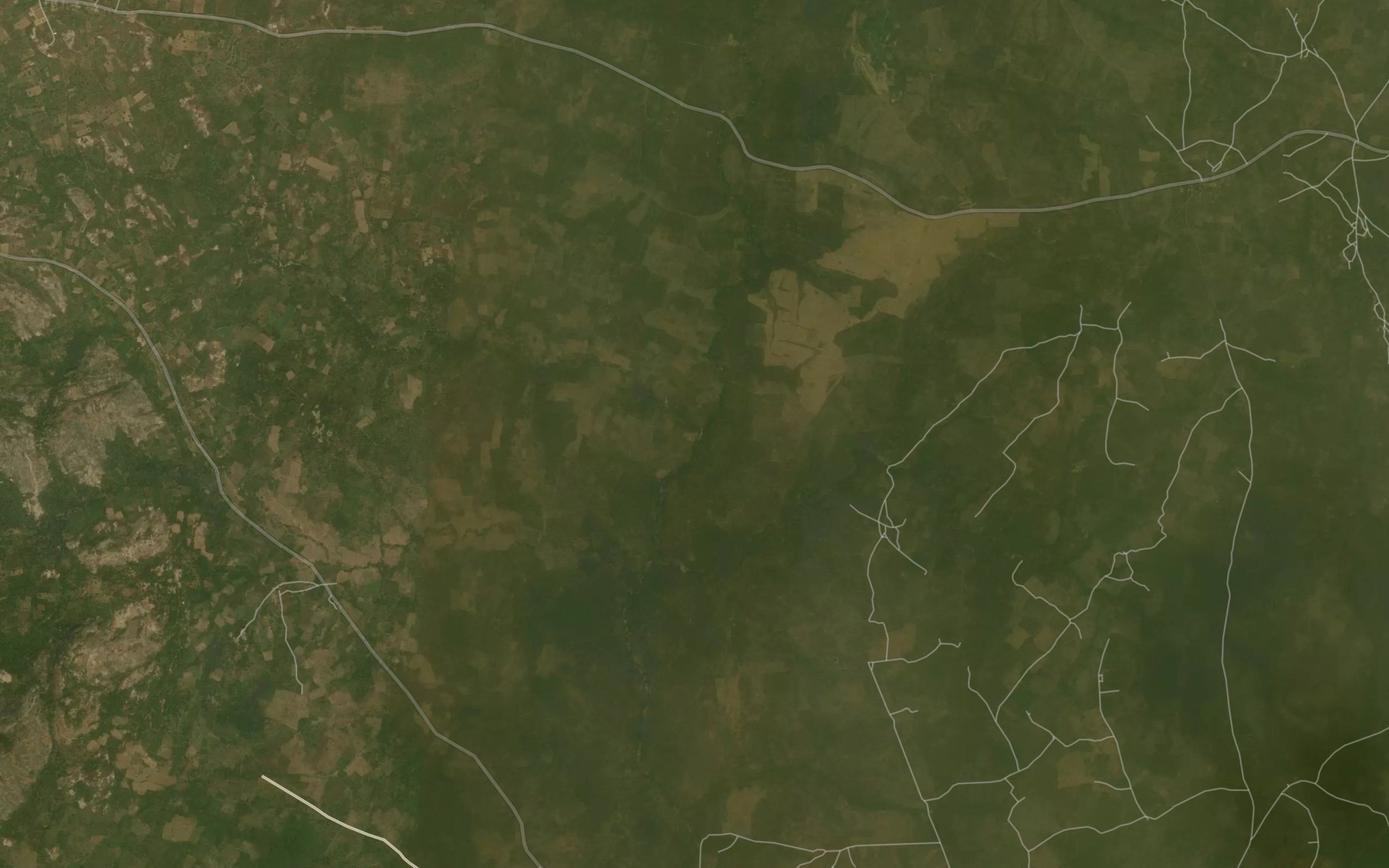 Satellite map of the River Ikomu
