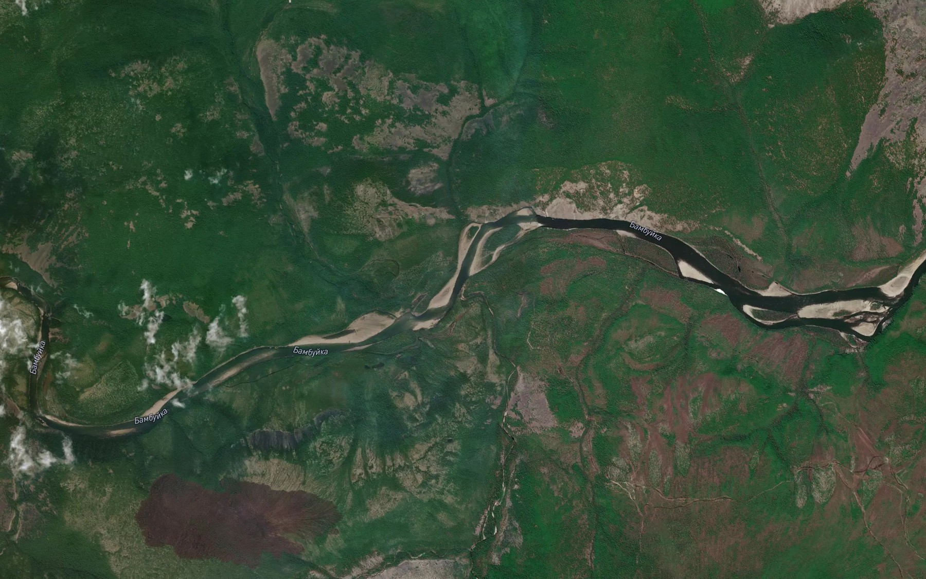Satellite map of the Temulakit