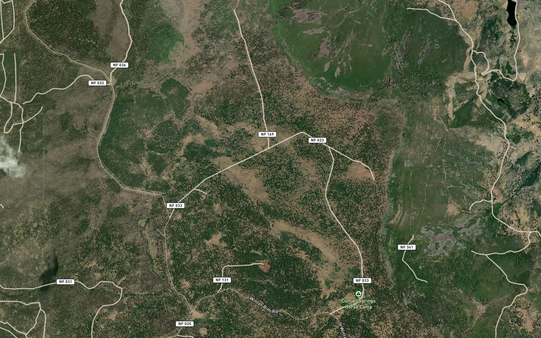 Satellite map of the Cold Spring