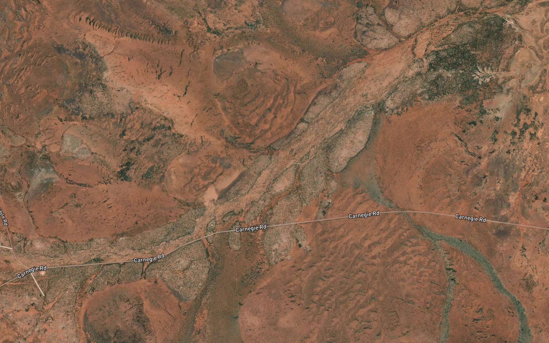 Satellite map of the Earanbiddie Pool