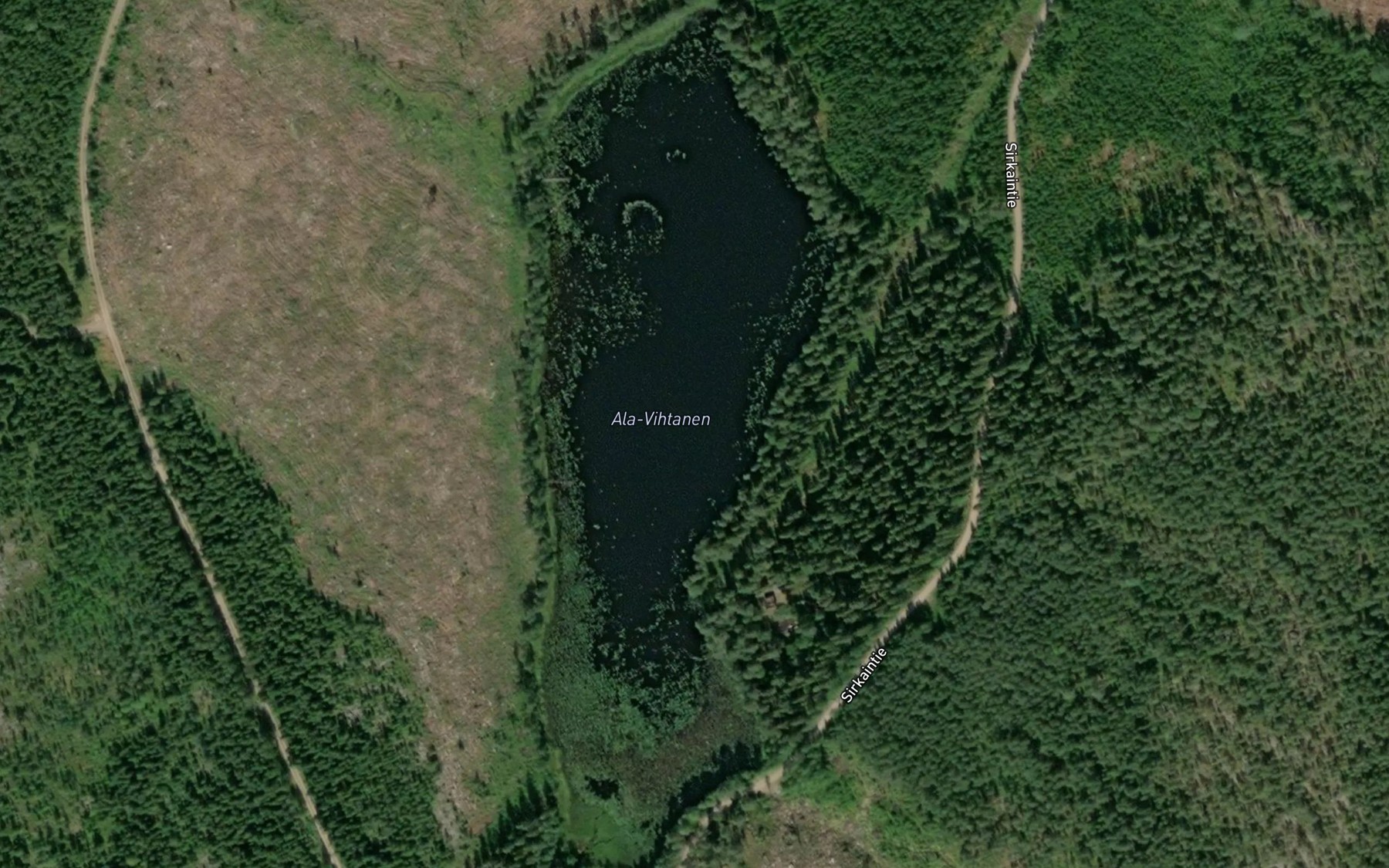 Satellite map of the Ala-Vihtanen