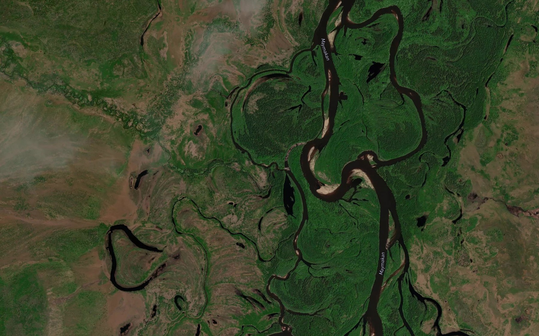 Satellite map of the Laburkan