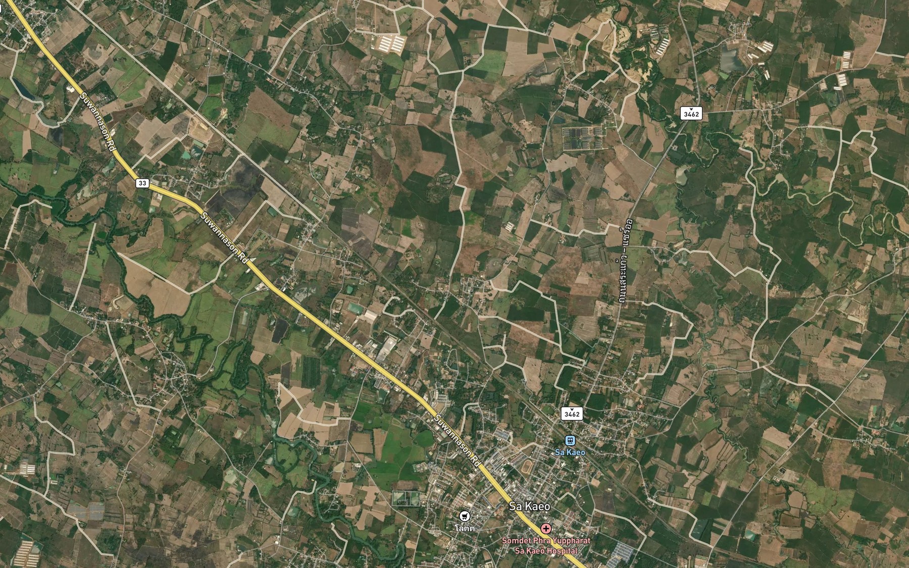 Satellite map of the Nong Khon