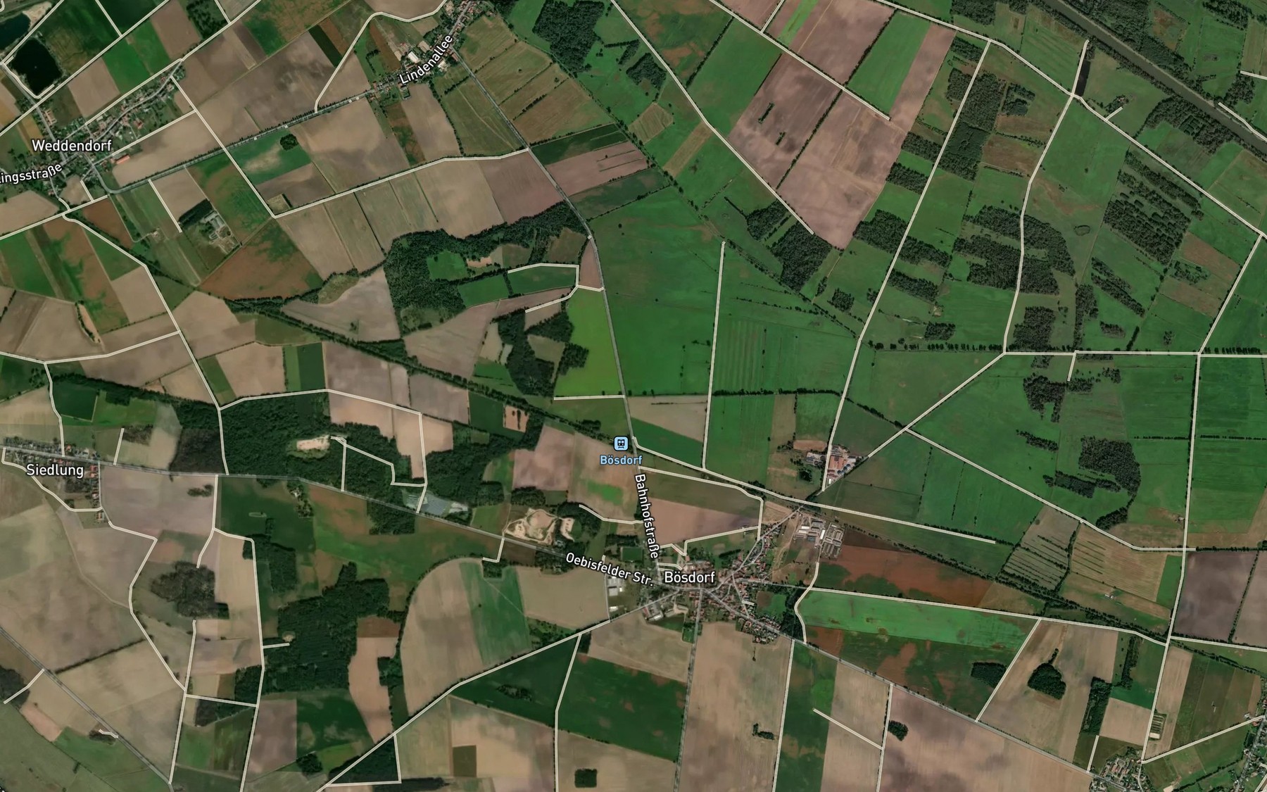 Satellite map of the Land Graben