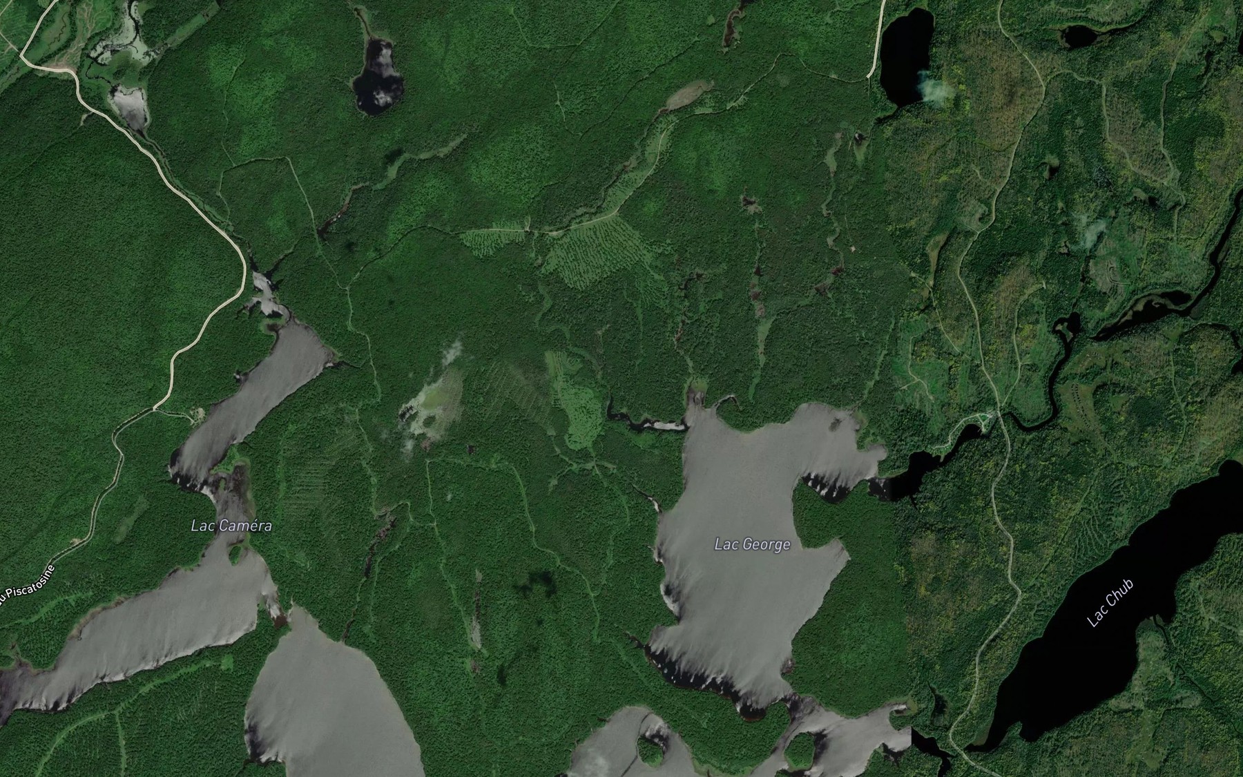 Satellite map of the Ruisseau a la Caille