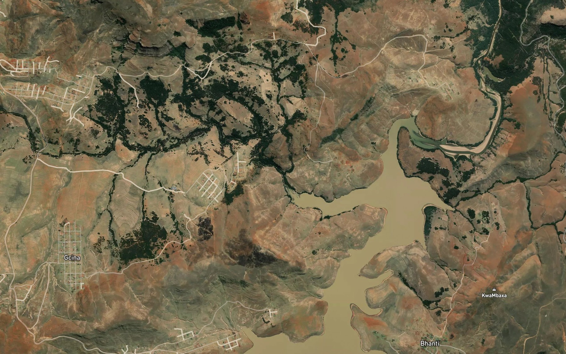 Satellite map of the Mtingwevu