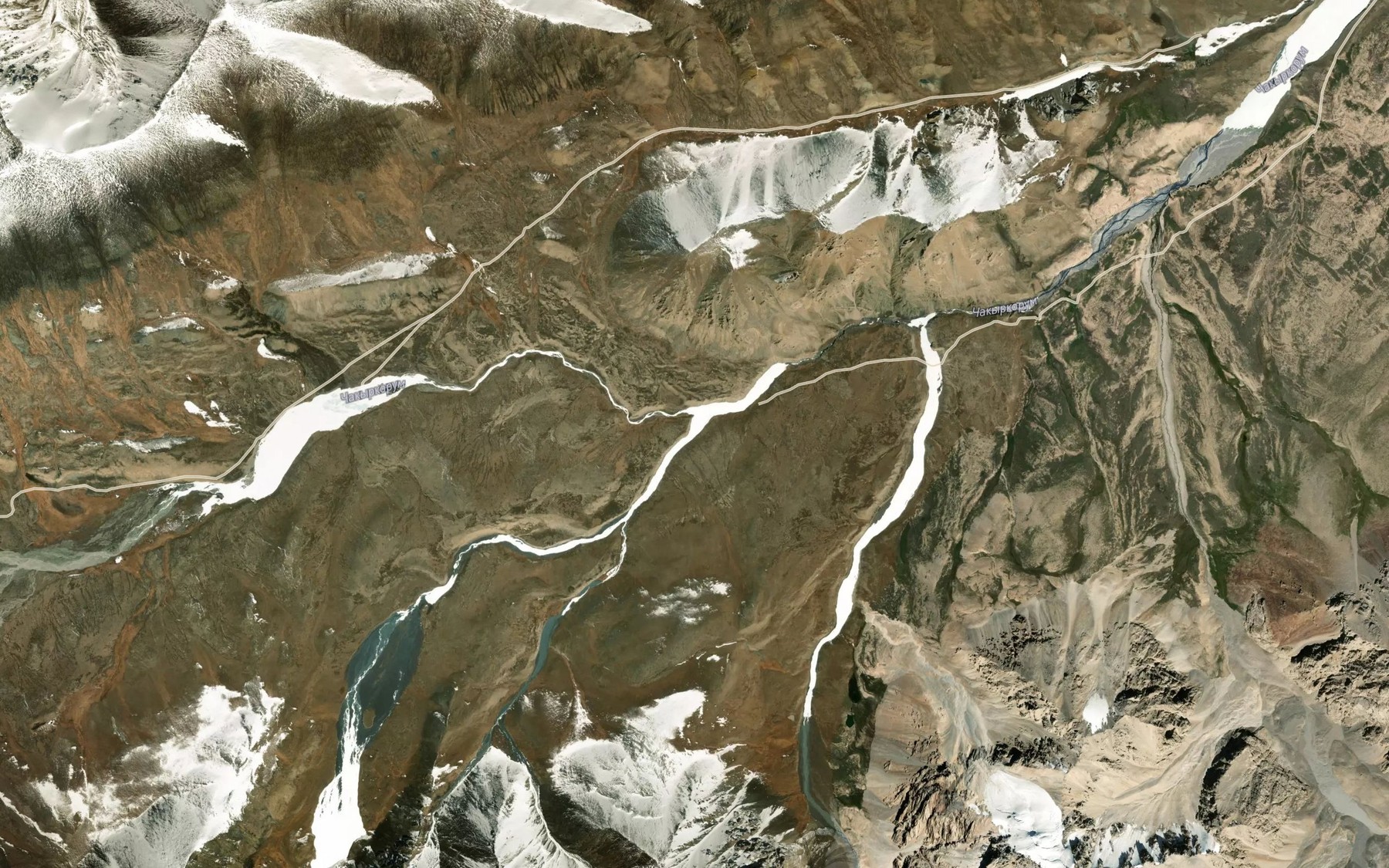 Satellite map of the Turator