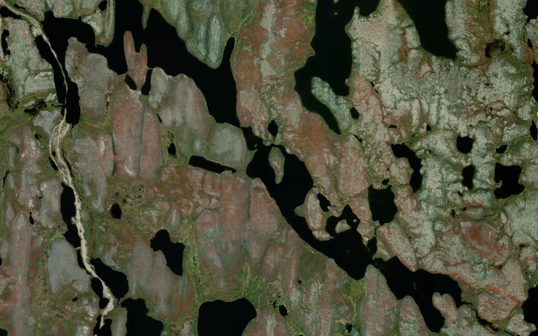 Satellite map of the Van Vliet Lake