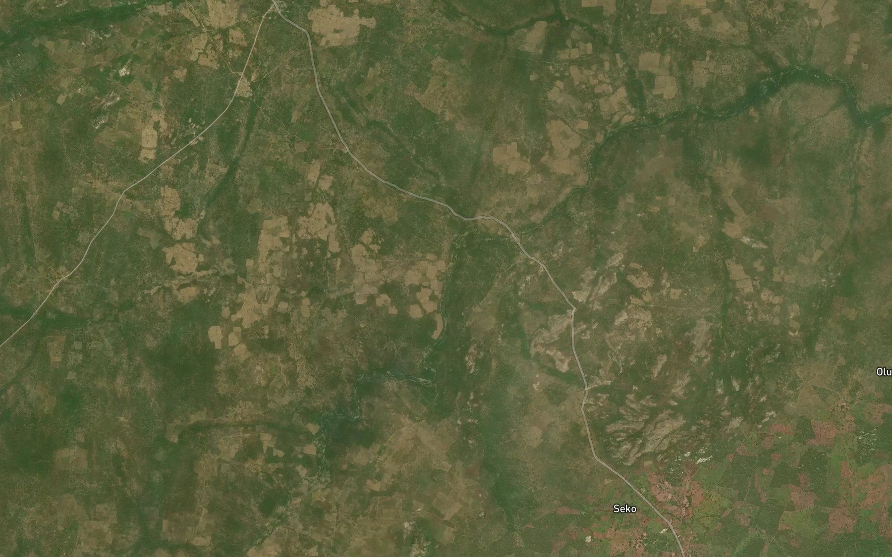 Satellite map of the RiverWerufini