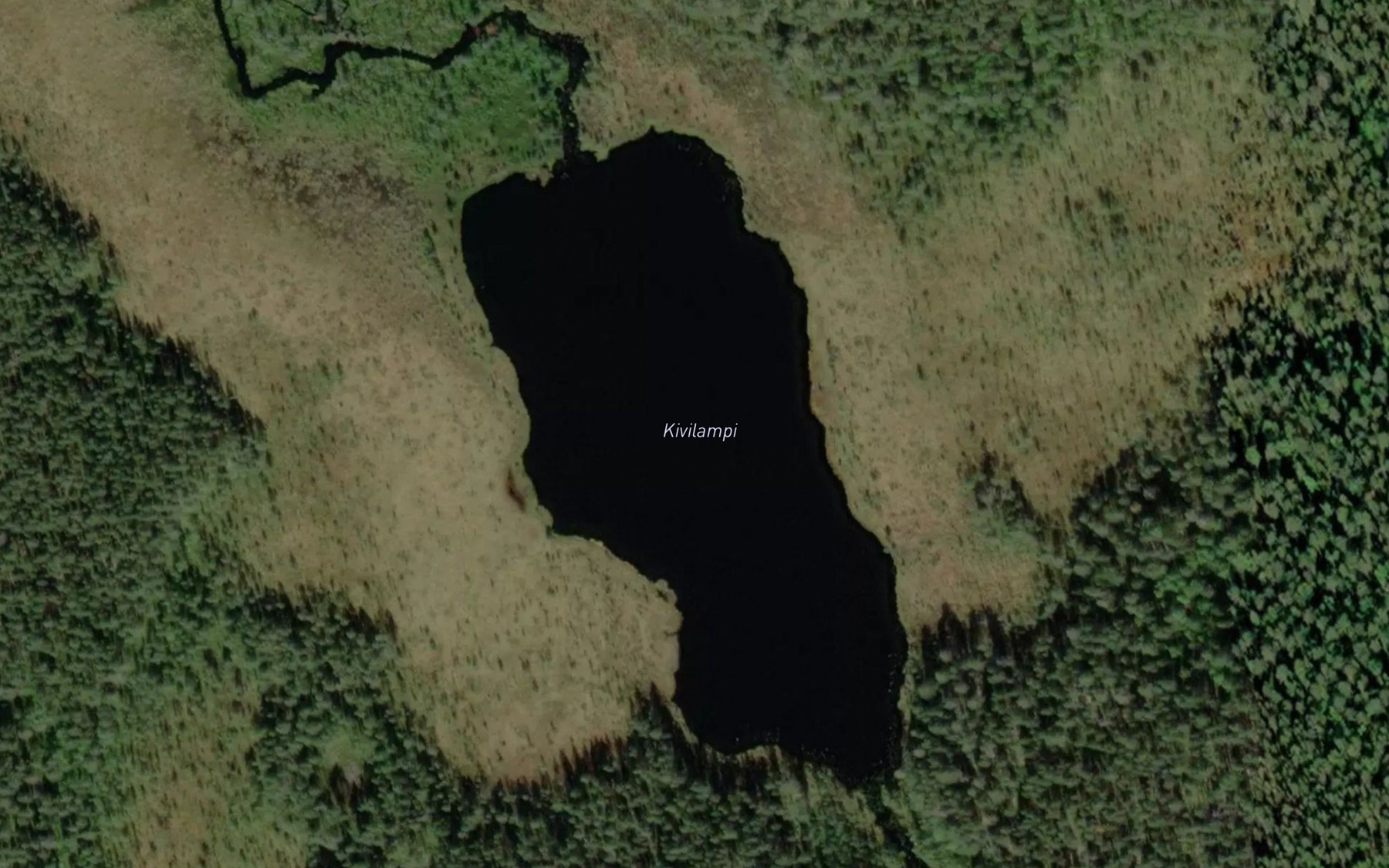 Satellite map of the Kivilampi