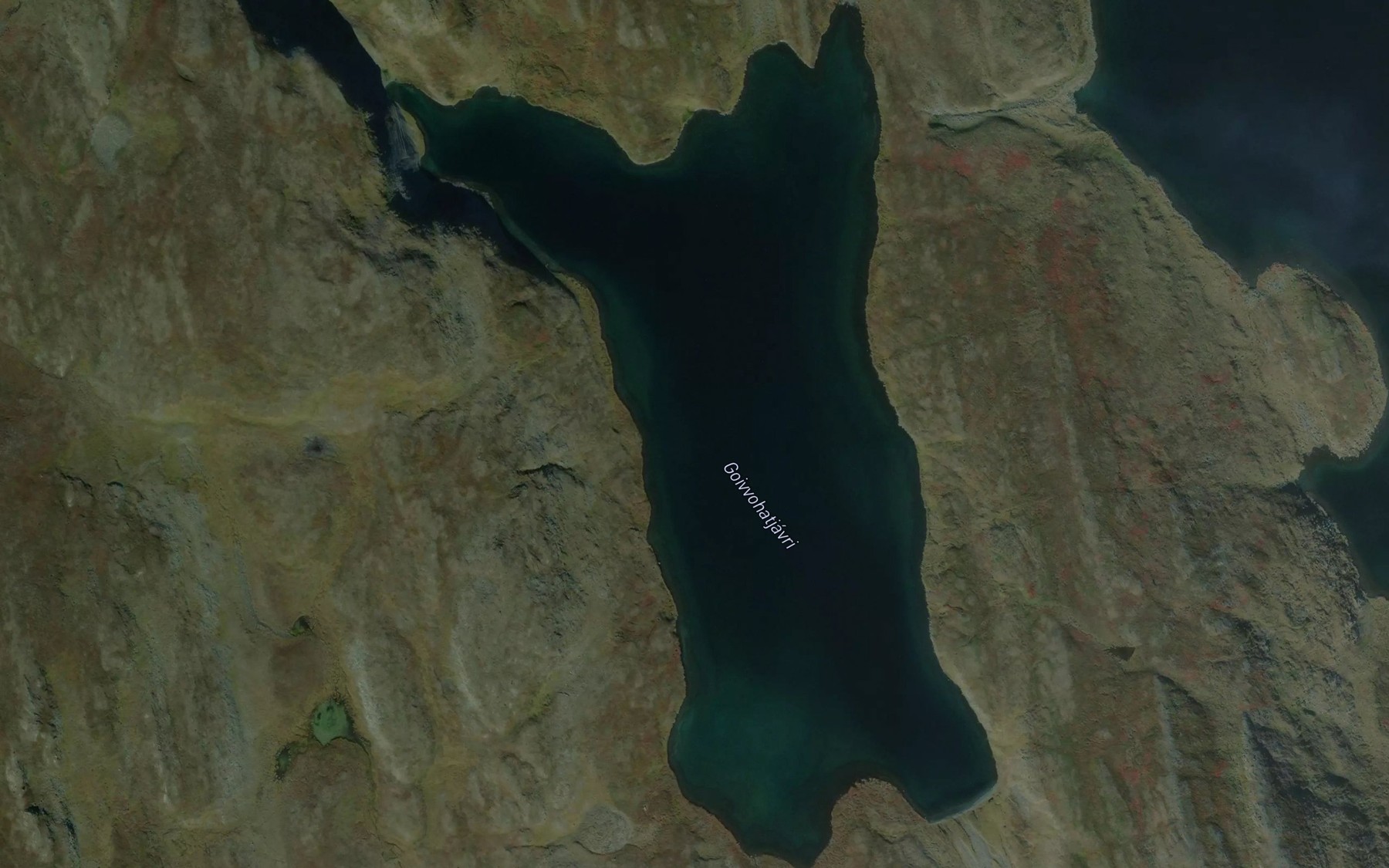 Satellite map of the Gaivuhatjavri