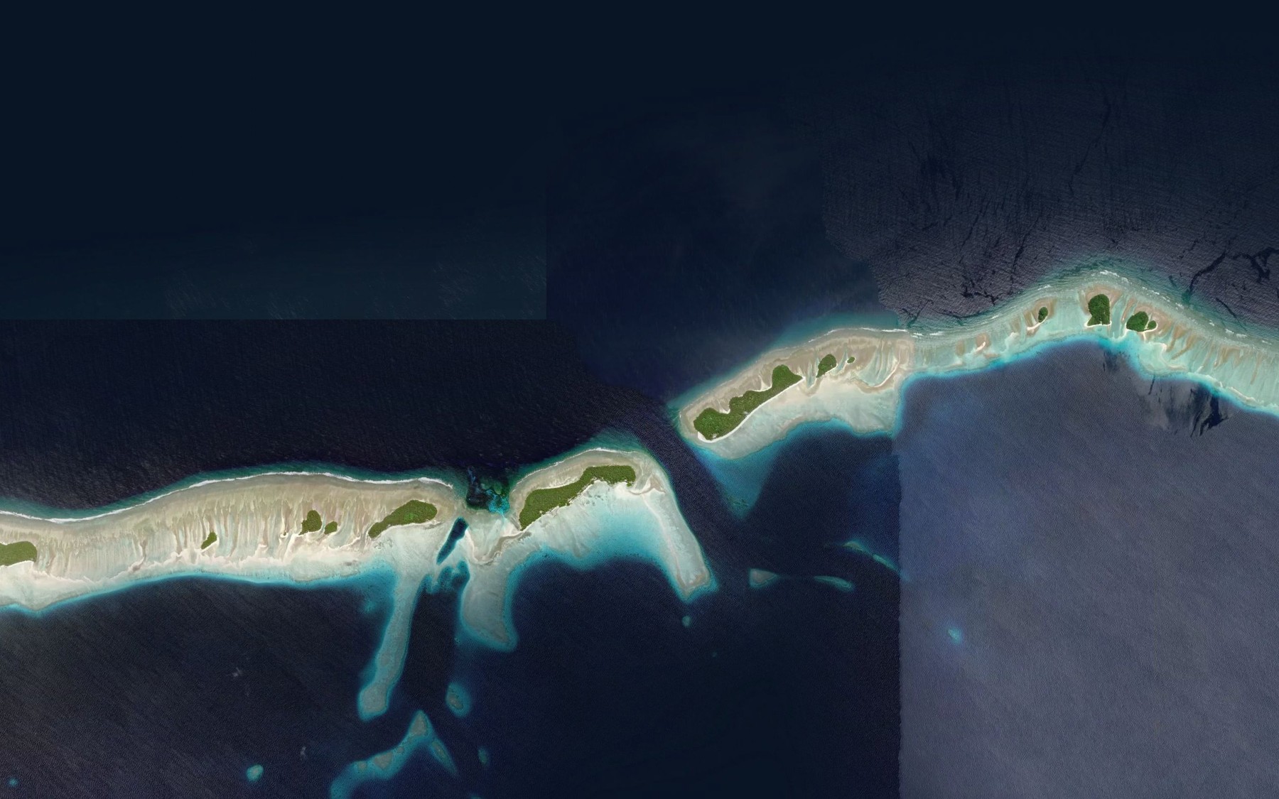 Satellite map of the Tokewa Channel