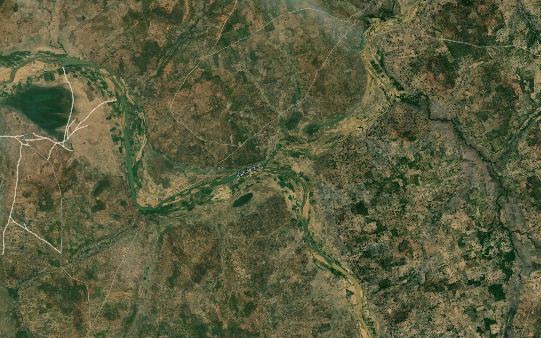 Satellite map of the River Karami