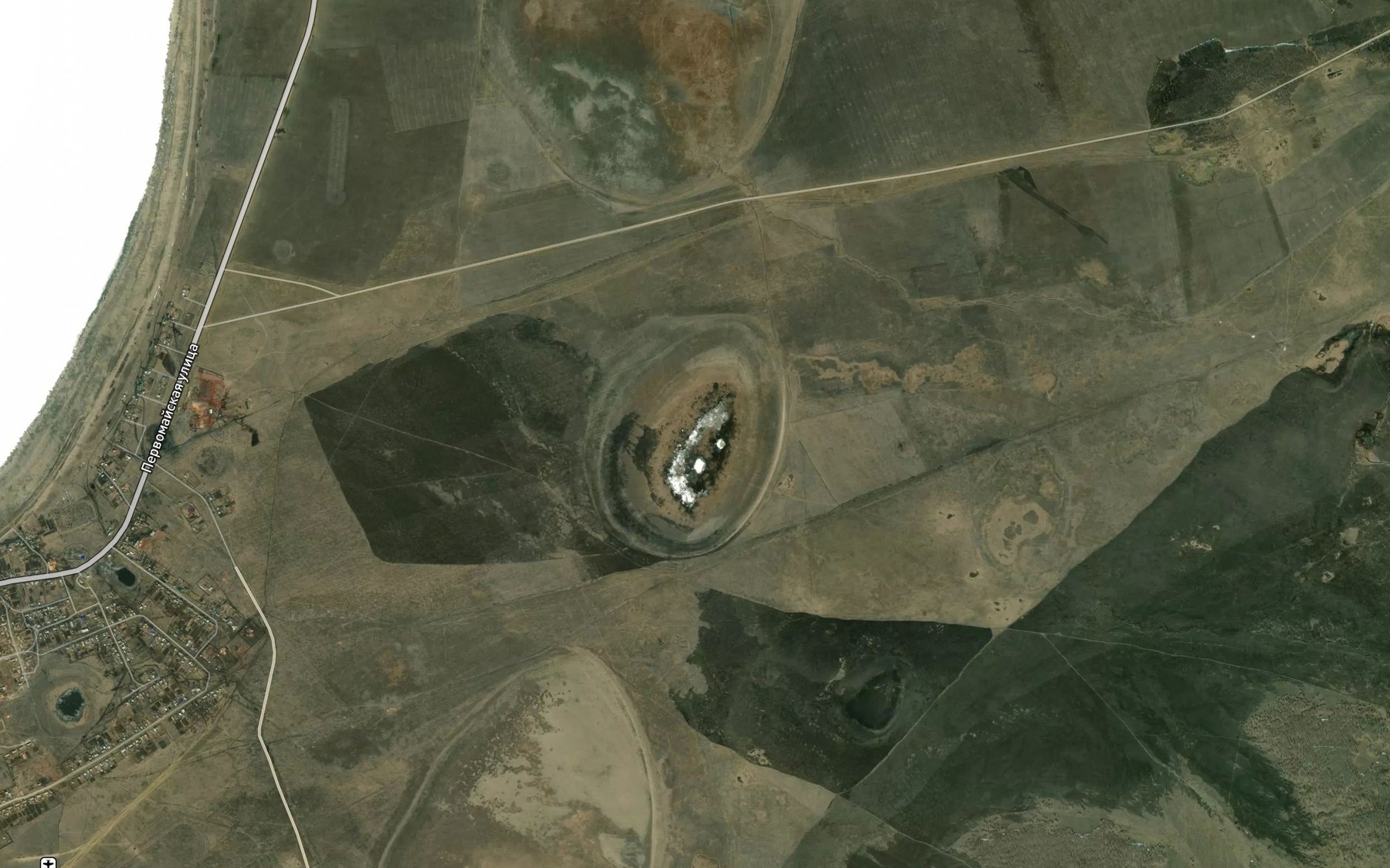 Satellite map of the Ozera Khorkhoyta