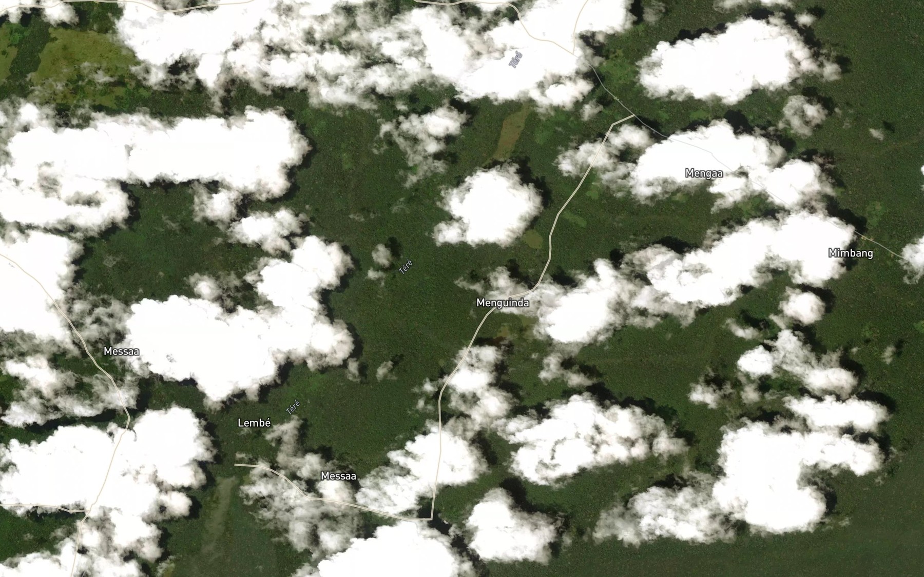 Satellite map of the Mvoa