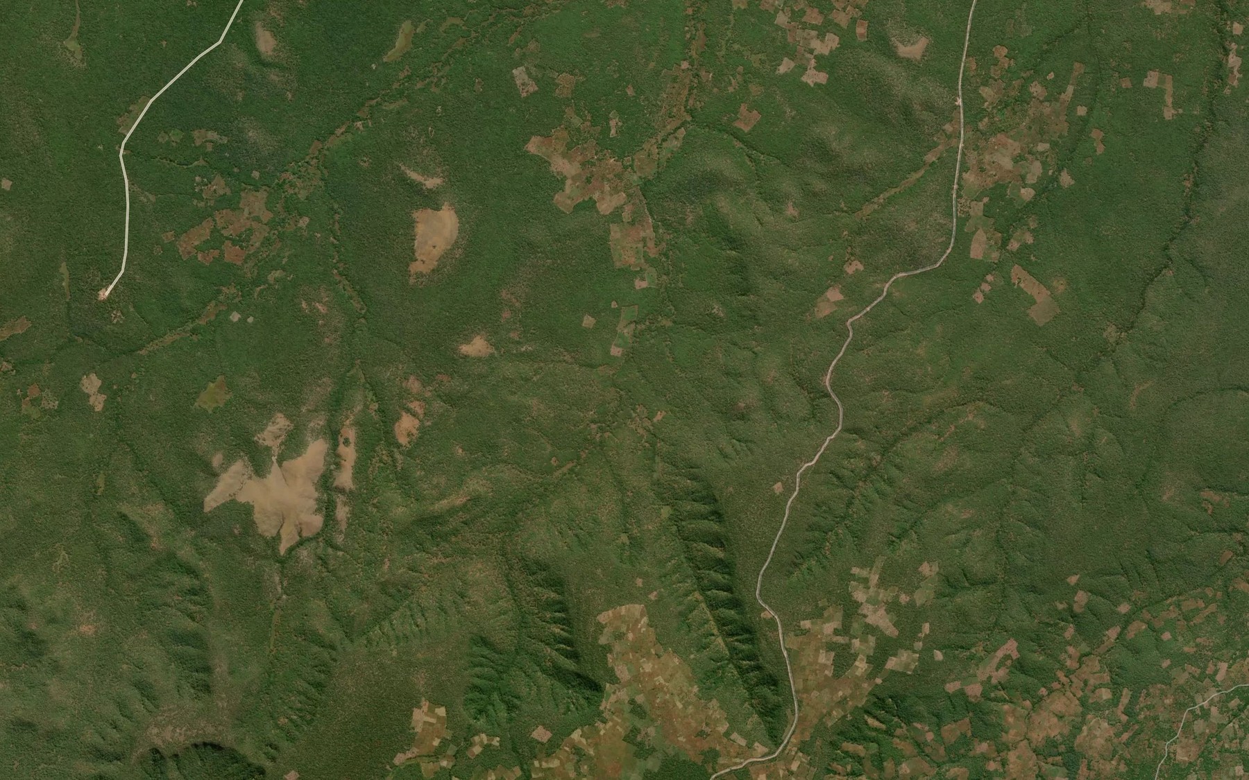 Satellite map of the Luababa Pequeno