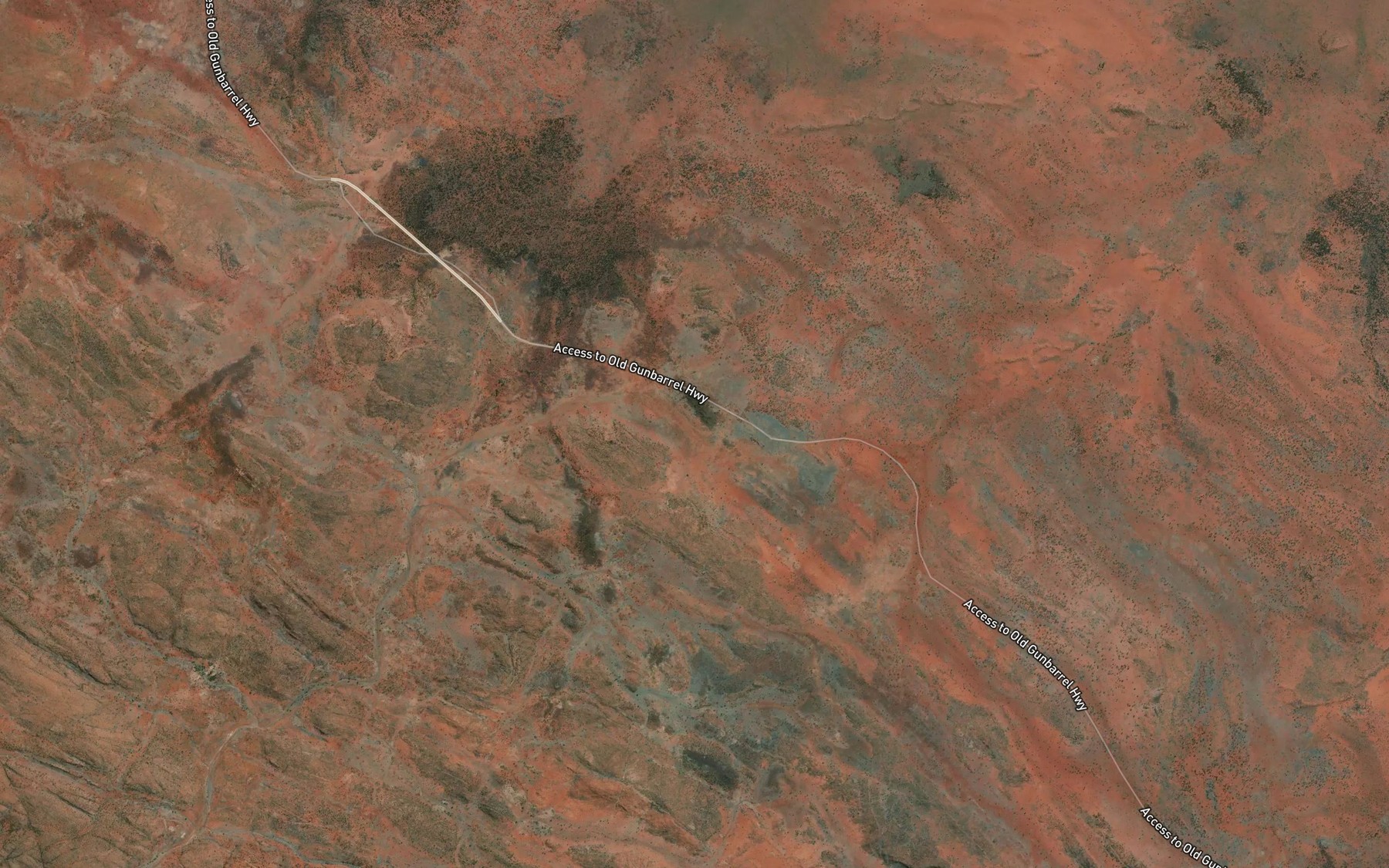 Satellite map of the Spring Granite
