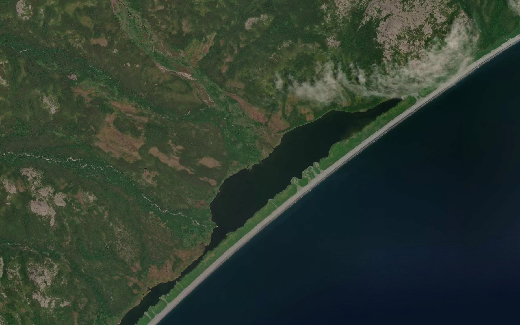 Satellite map of the Man'ya