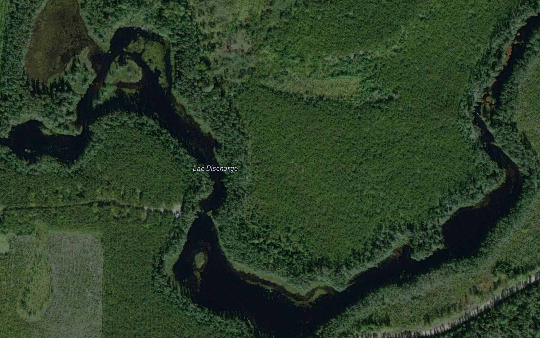 Satellite map of the Lac Discharge