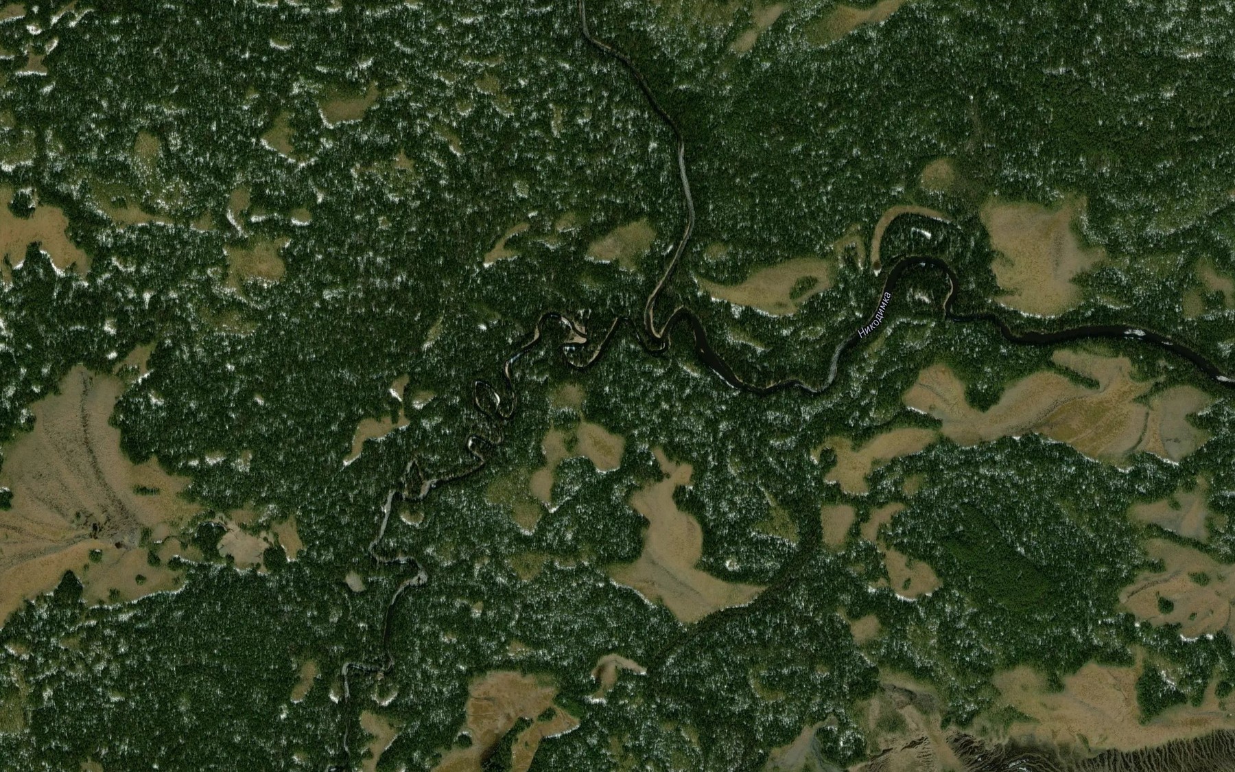 Satellite map of the Bol'shaya Shuyka