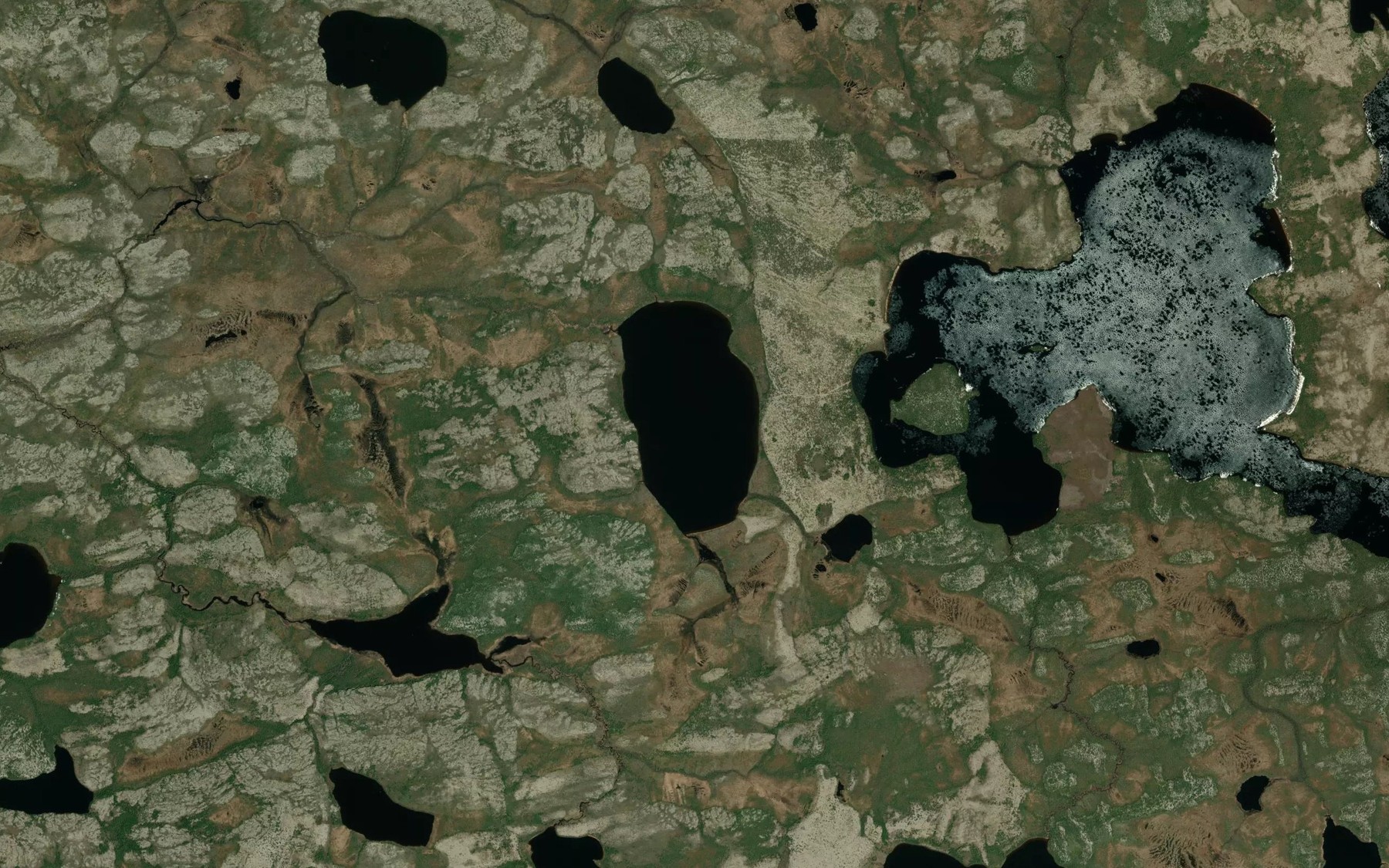 Satellite map of the Lac Awisaskutach