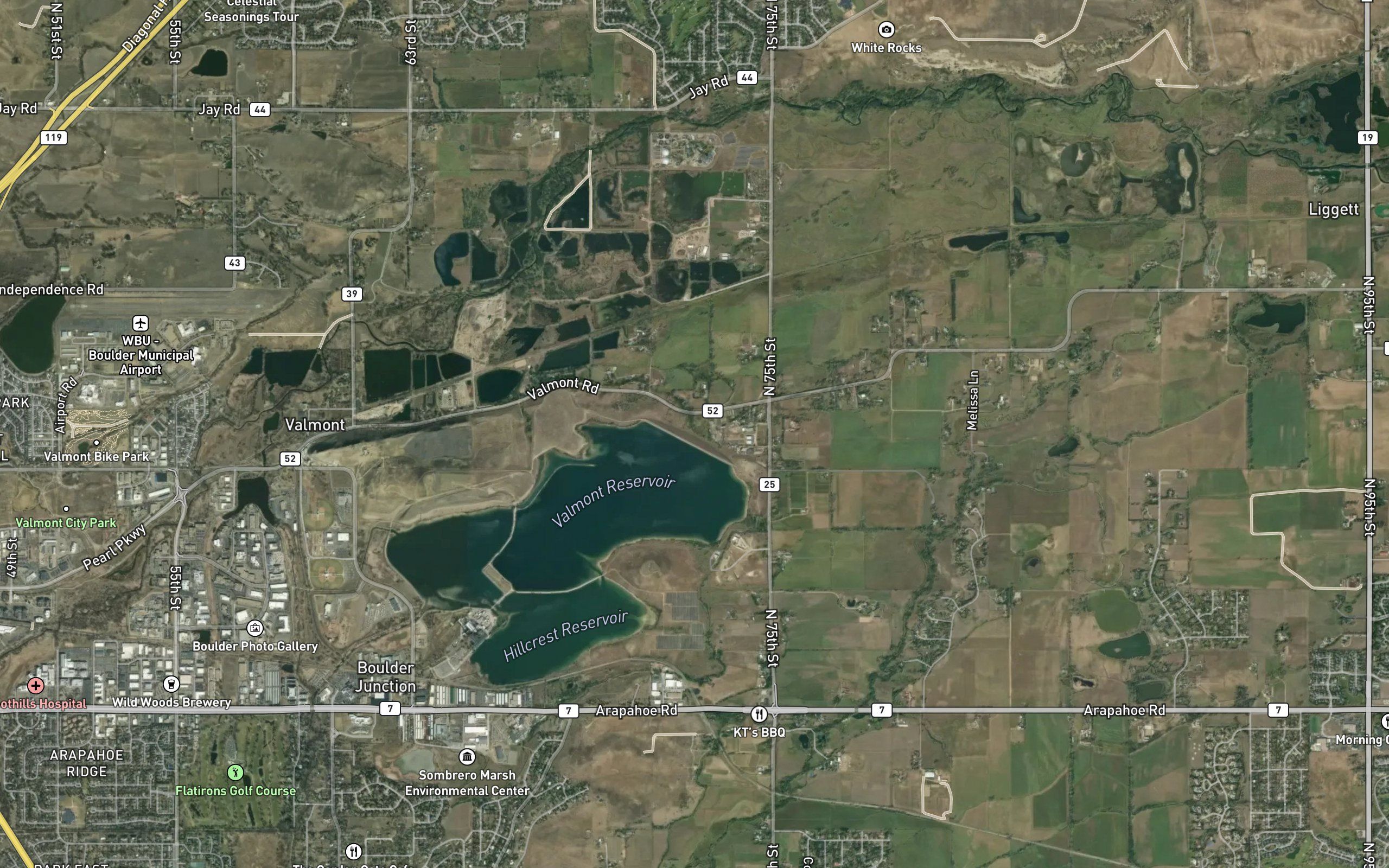 Valmont Reservoir