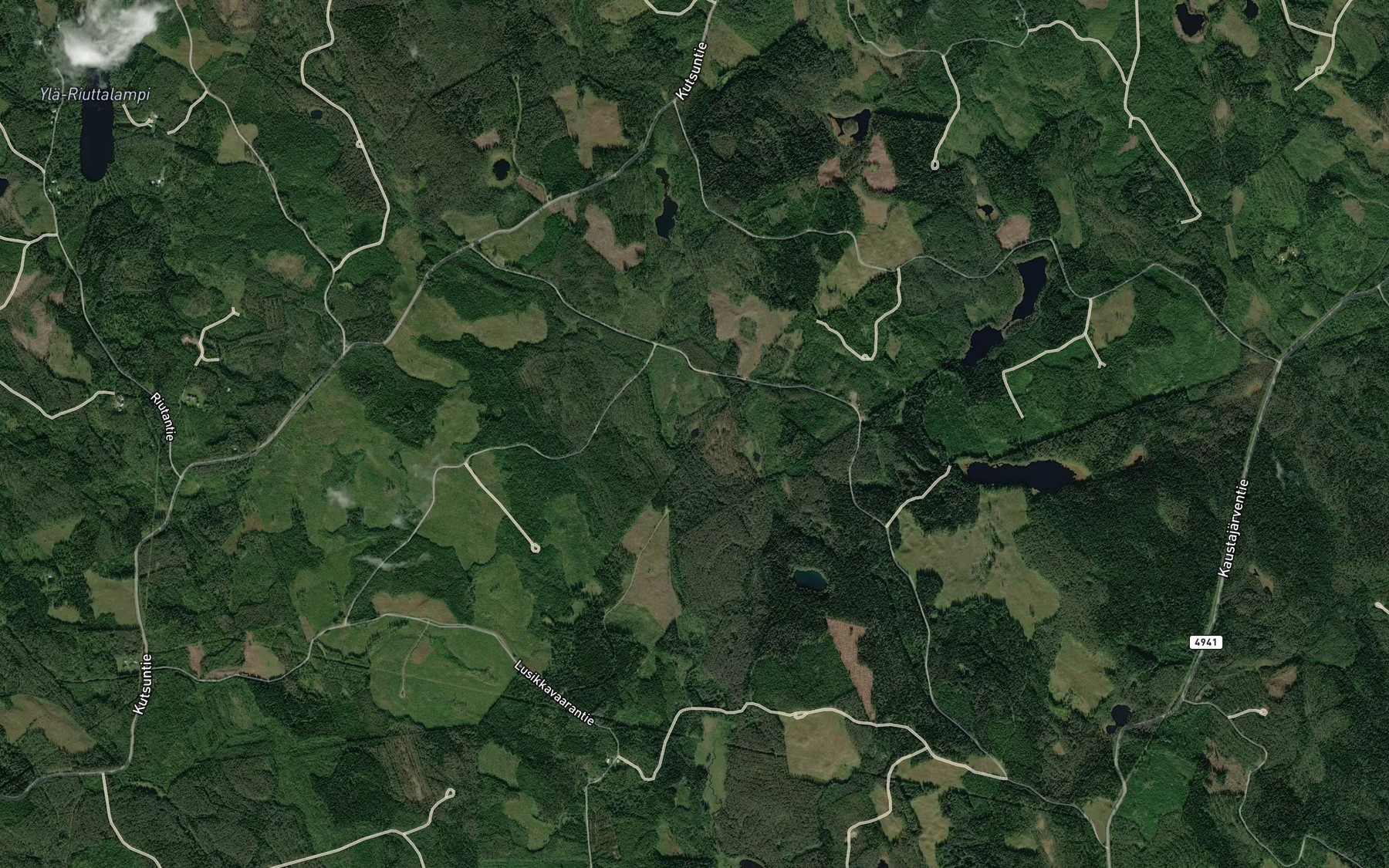 Satellite map of the Porraslampi