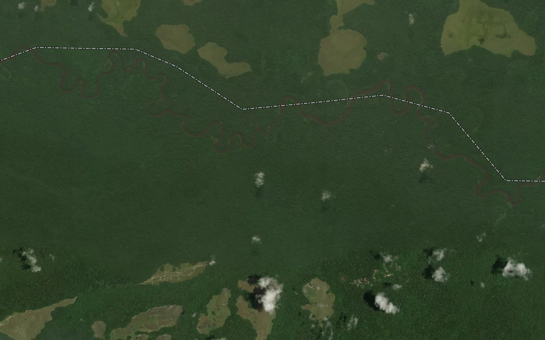 Satellite map of the Obabandzi