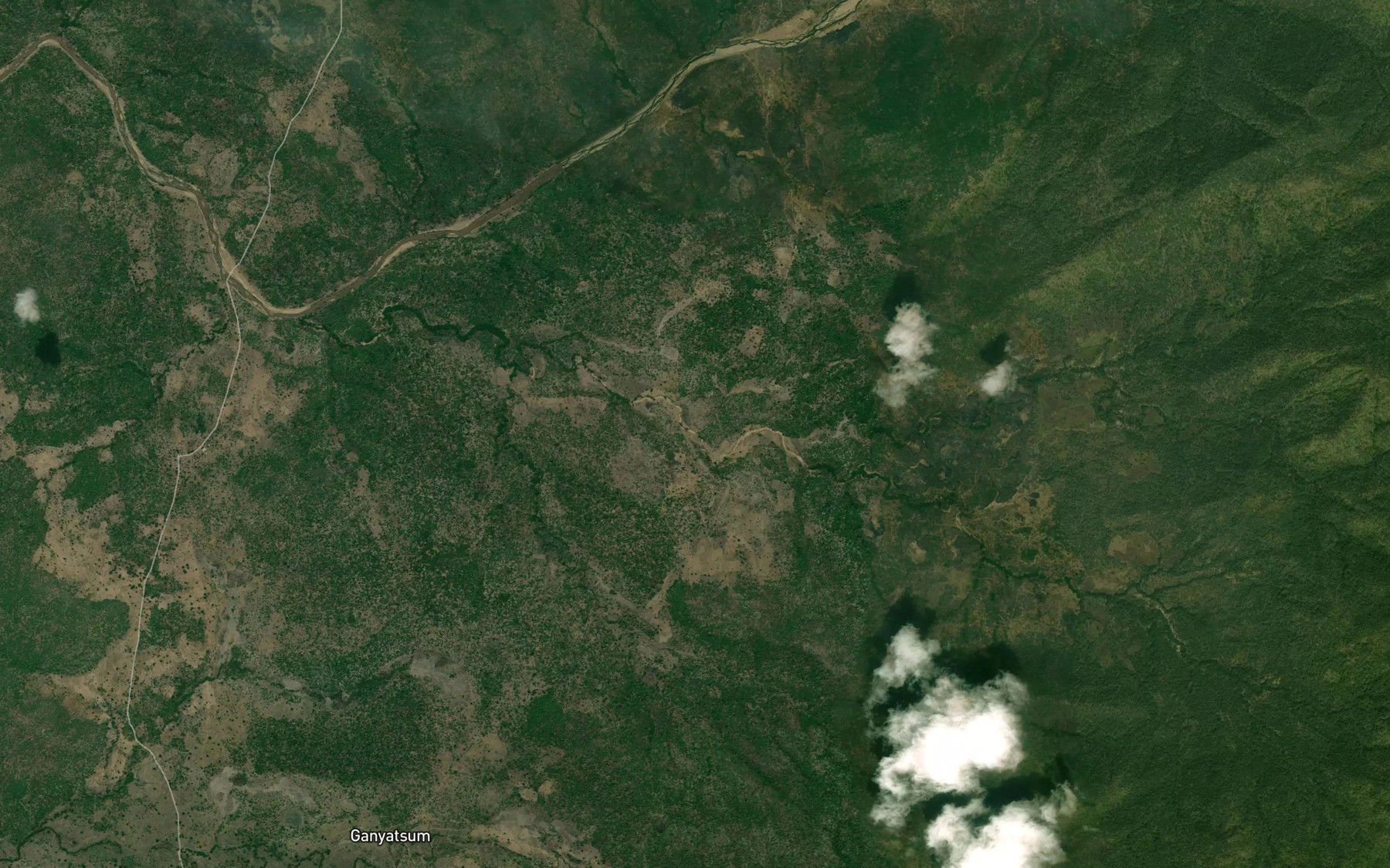Satellite map of the MayoSanko