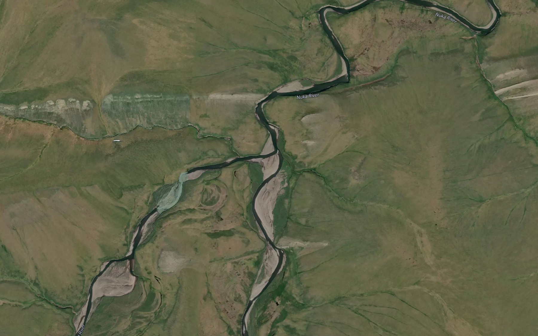 Satellite map of the Singayoak Creek