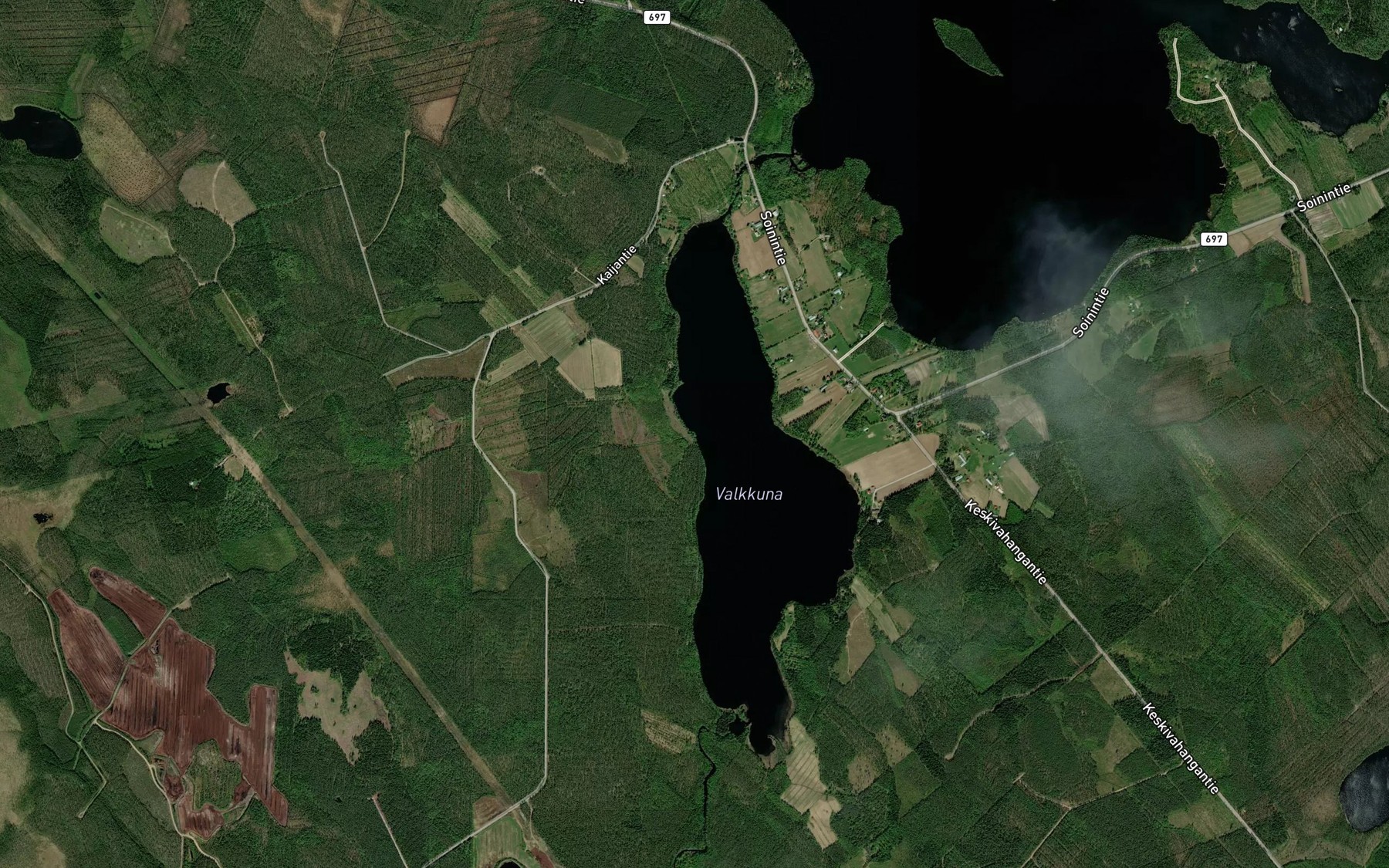 Satellite map of the Pahapuro