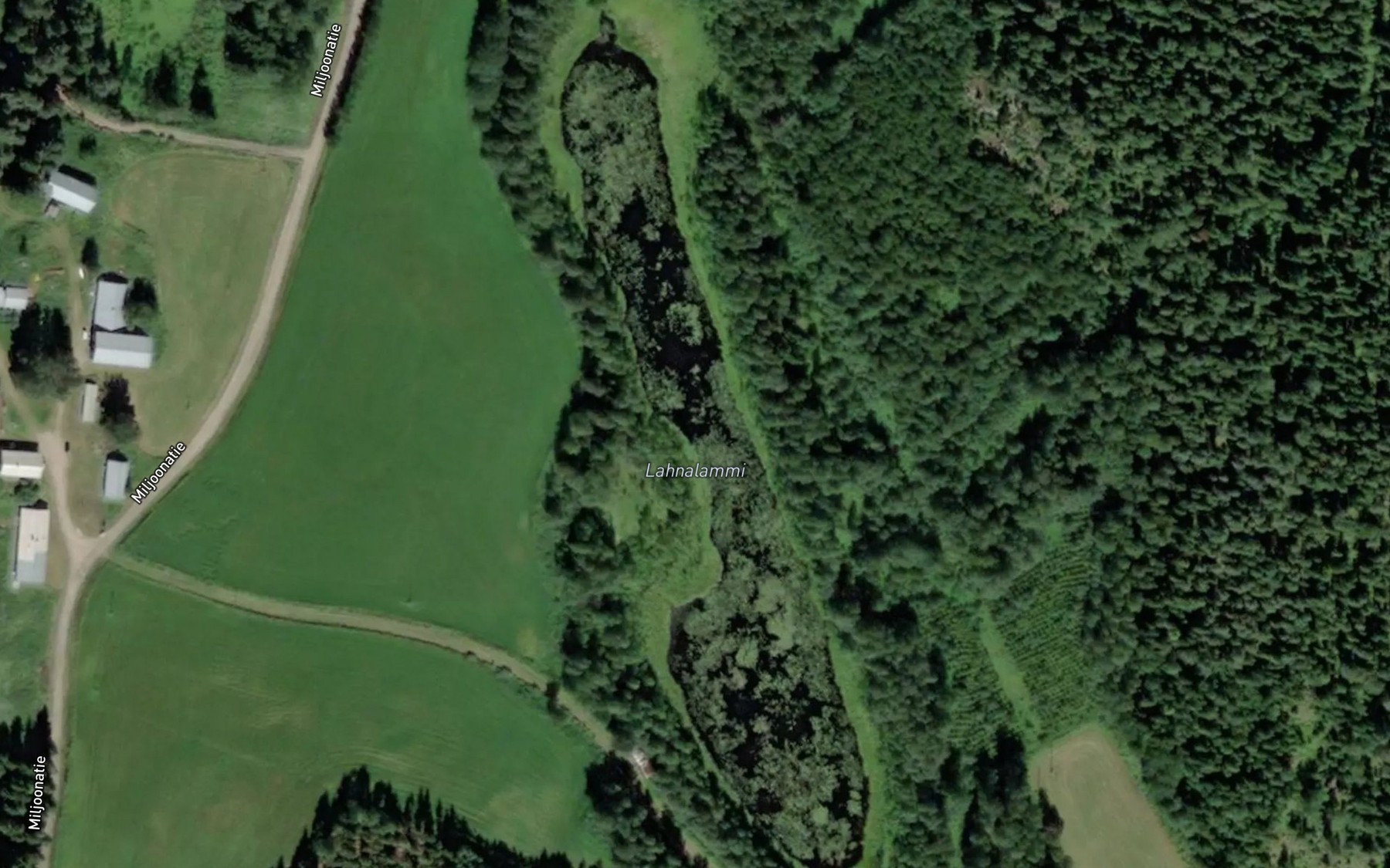 Satellite map of the Lahnalammi