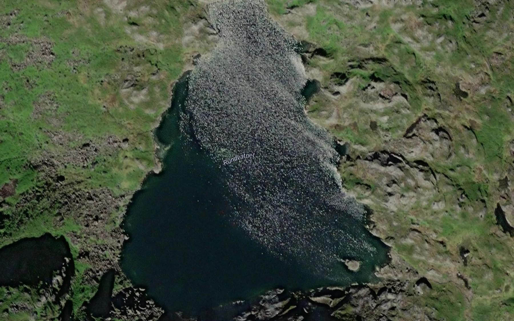 Satellite map of the Rundvatnet