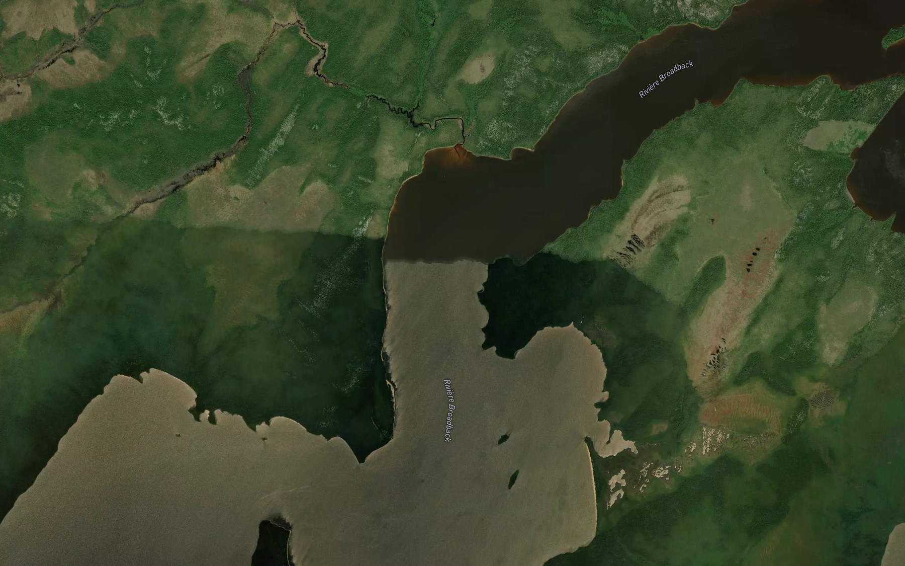 Satellite map of the Ruisseau Kawachistauchistech