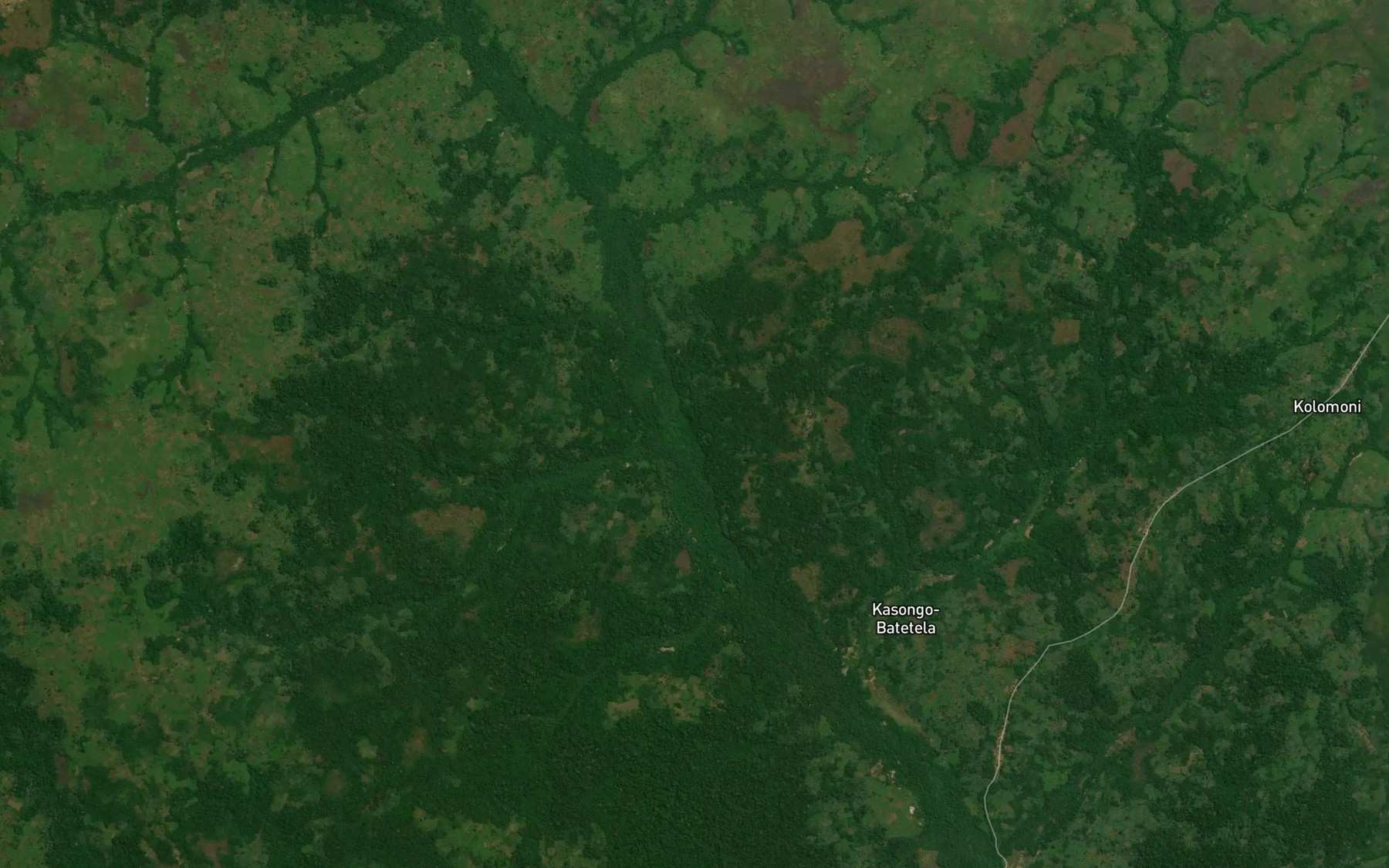 Satellite map of the Katoka