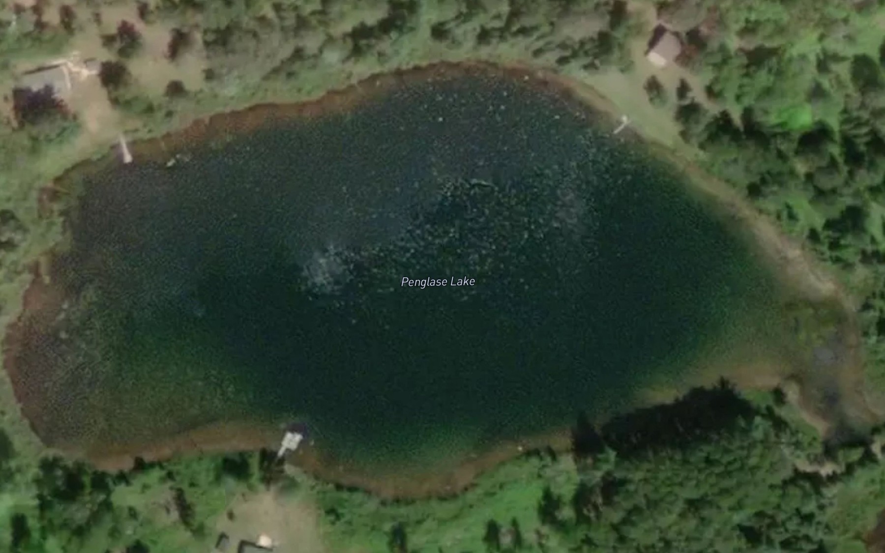 Satellite map of the Penglase Lake