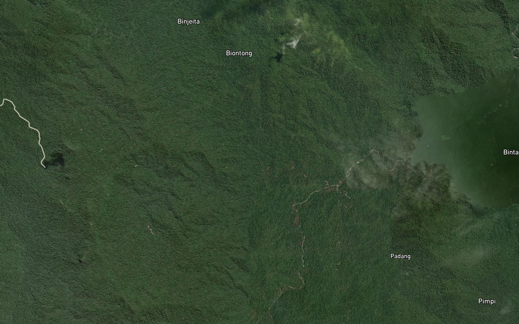 Satellite map of the Ongkako Konito